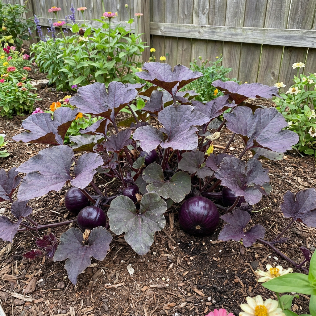 Purple Pumpkin Seeds for Planting (Cucurbita maxima) – Unique Garden Pumpkin Variety