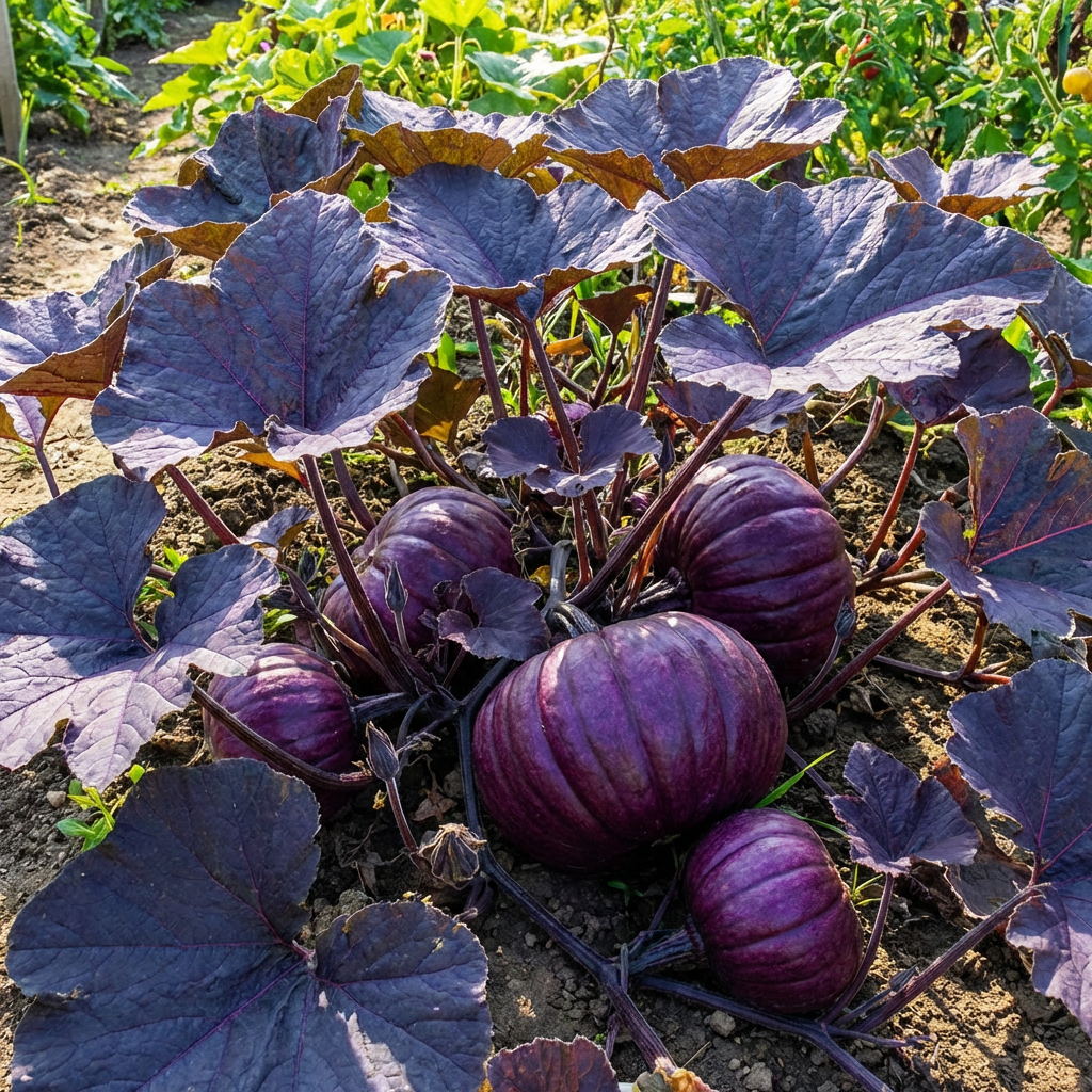 Purple Pumpkin Seeds for Planting – Heirloom, Non-GMO, High Germination Organic Garden Seeds