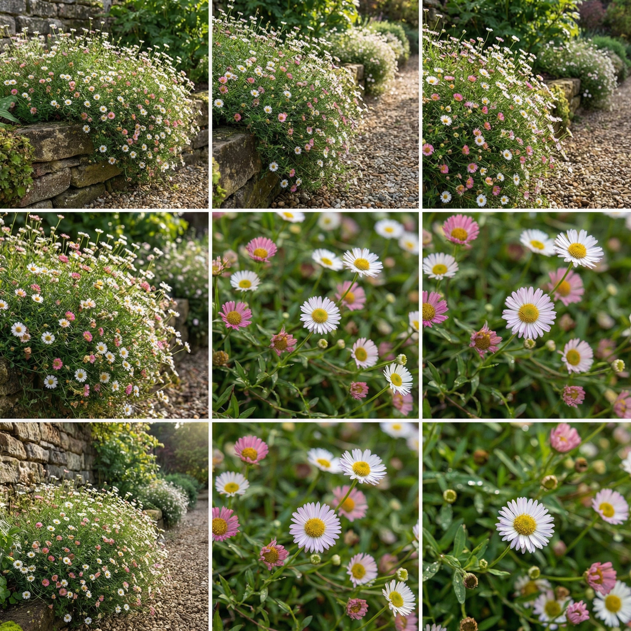 エリゲロン・カルヴィンスキアヌス デイジーの花の種まき用 – 庭の縁取りに適した丈夫なつる性の花