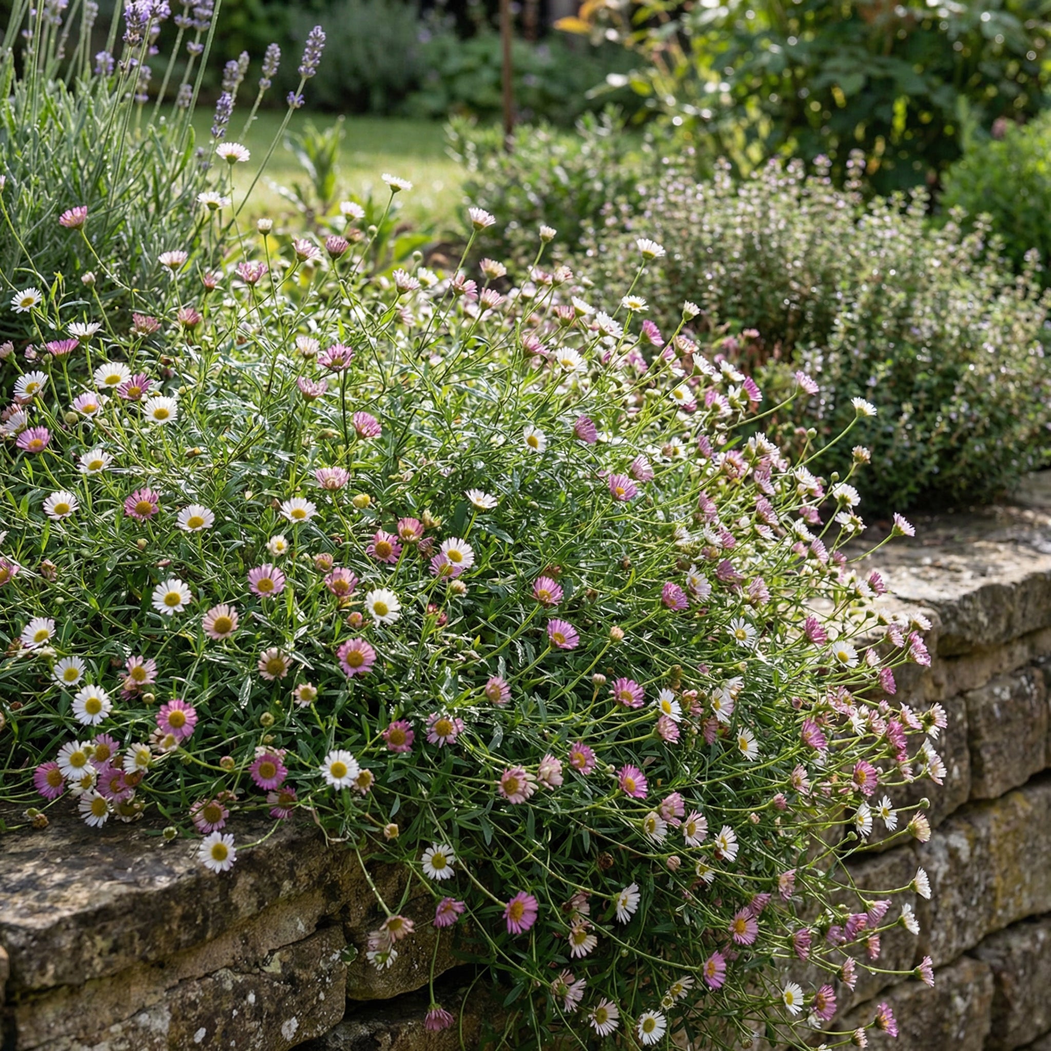 Graines d'Erigeron Karvinskianus pour plantation – Variété ancienne, marguerite non-OGM, graines de jardin biologiques à haute germination