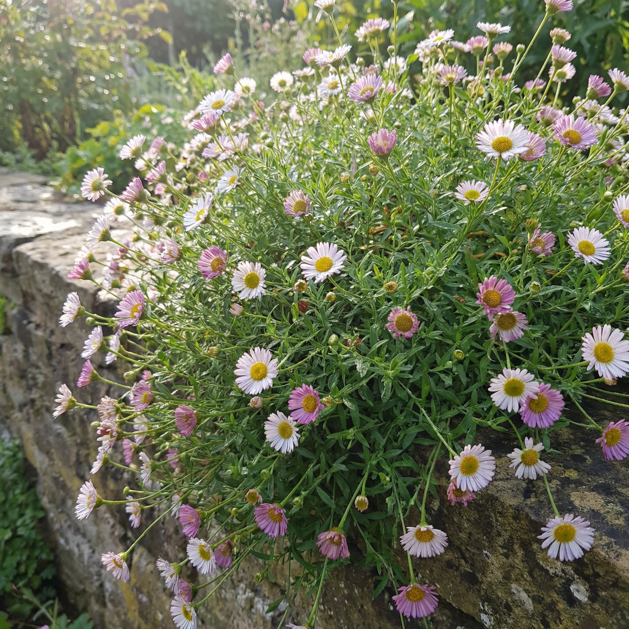 Graines d'Erigeron Karvinskianus pour plantation – Variété ancienne, marguerite non-OGM, graines de jardin biologiques à haute germination