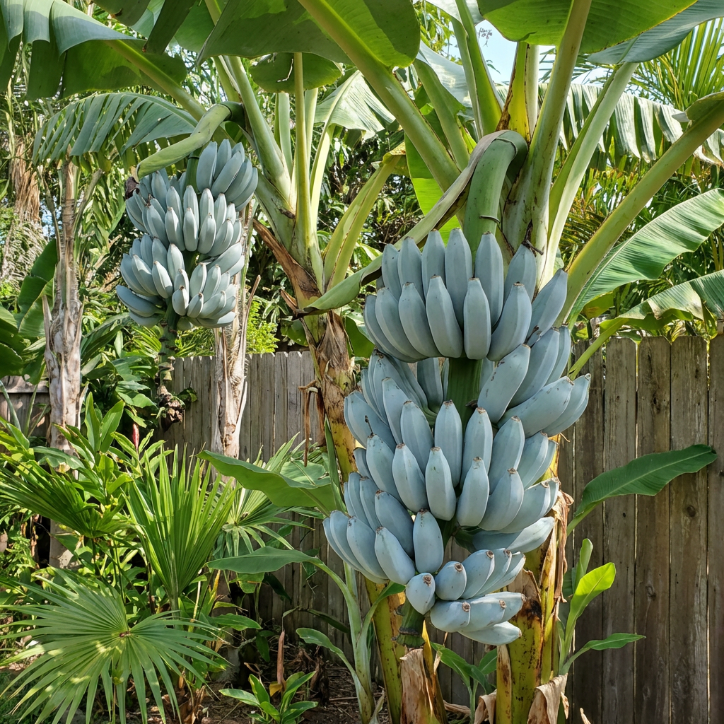 Blue Java Banana Fruit Seeds for Planting (Musa acuminata ‘Blue Java’) – Heirloom Tropical Banana Variety