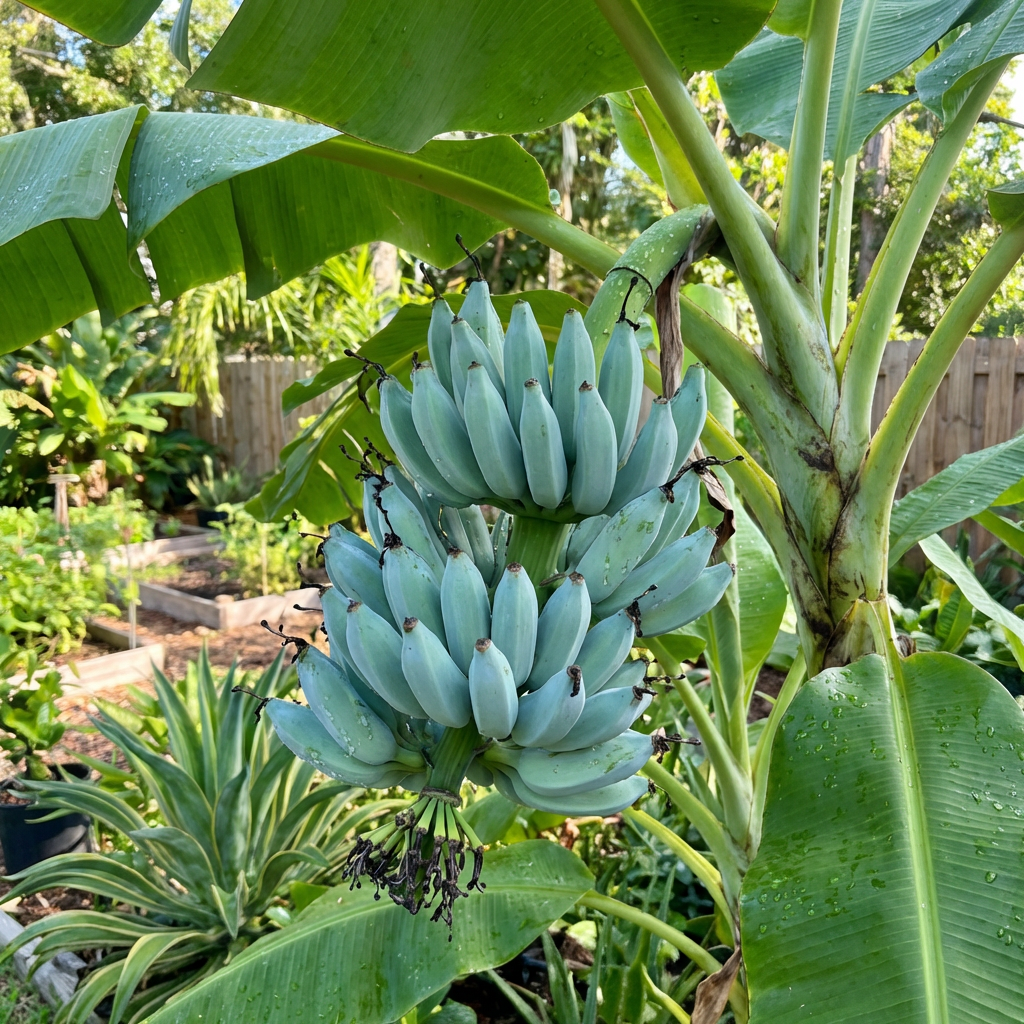 植え付け用ブルージャババナナの種子（Musa acuminata ‘ブルージャバ’）－ 伝統的な熱帯バナナ品種