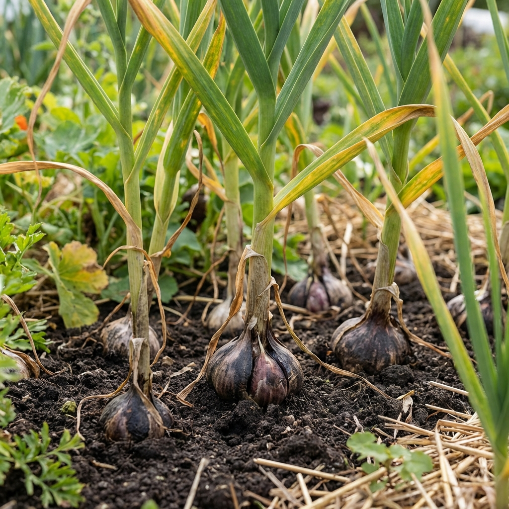 Schwarze Knoblauchsamen zum Pflanzen – Mehrfarbige Erbstück-Knoblauchsorte für Hausgärten
