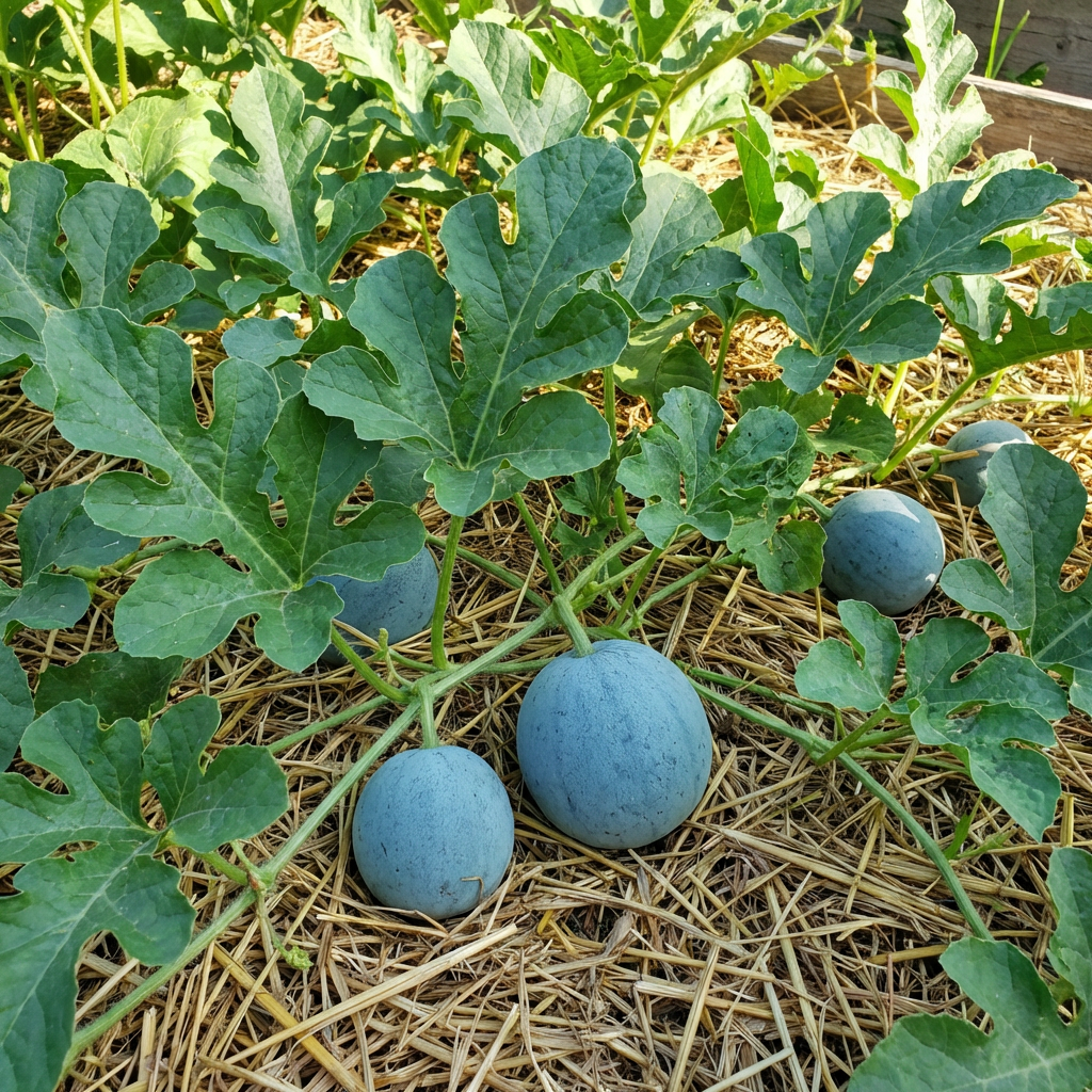 Blaue Wassermelonen-Saatgut zum Pflanzen – Erbstück, Nicht-GVO, Hochkeimfähige Biologische Gartensamen