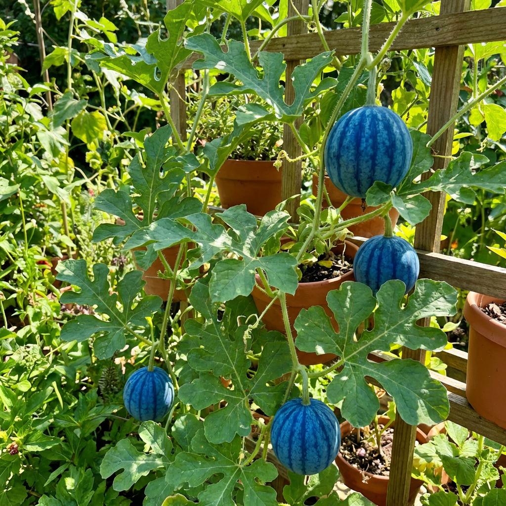 Blaue Wassermelonensamen (Citrullus lanatus) – Alte Obstsorten für Hausgärten