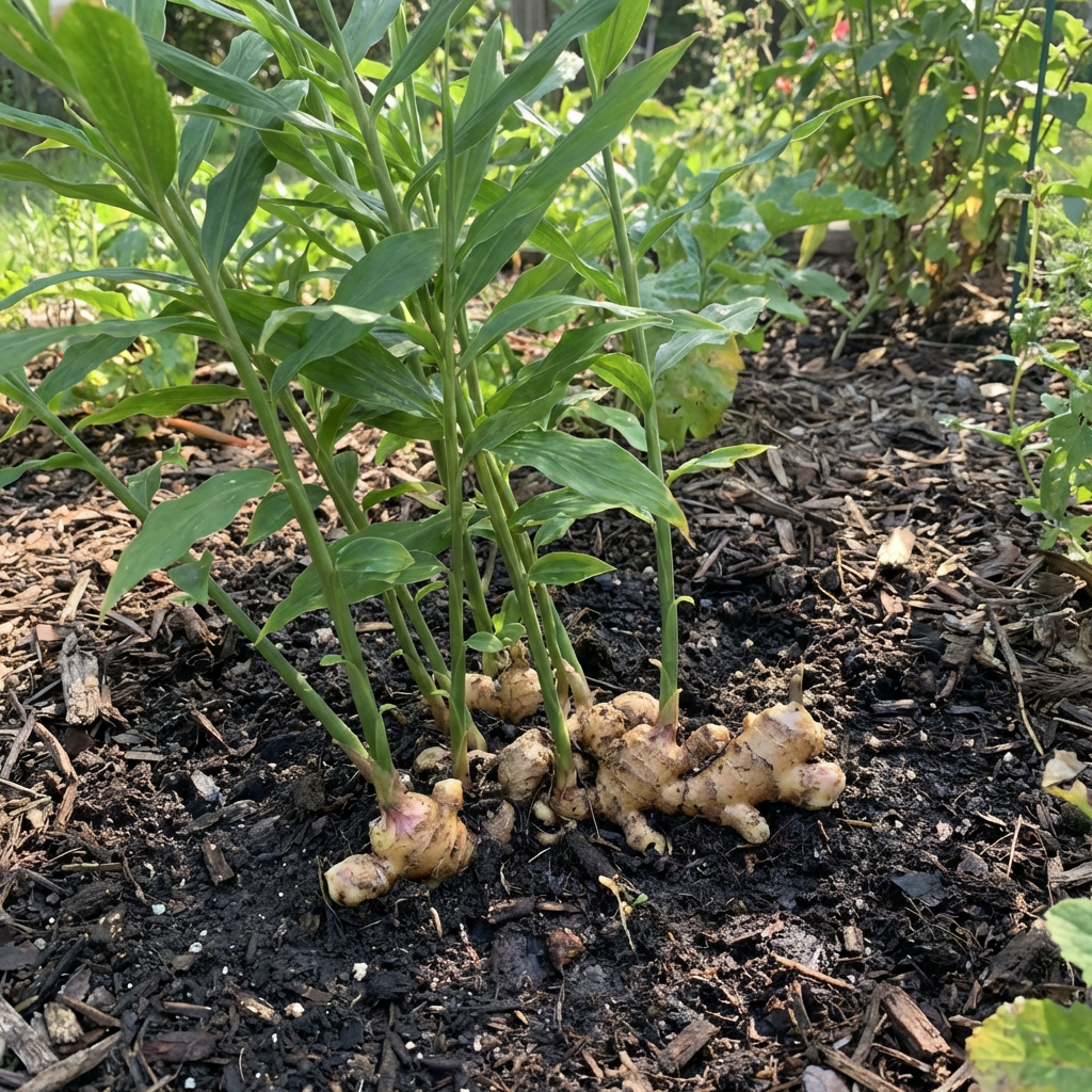 Graines de rhizomes de racine de gingembre biologique pour plantation – Plante médicinale à haut rendement, non-OGM, pour jardins culinaires et de bien-être