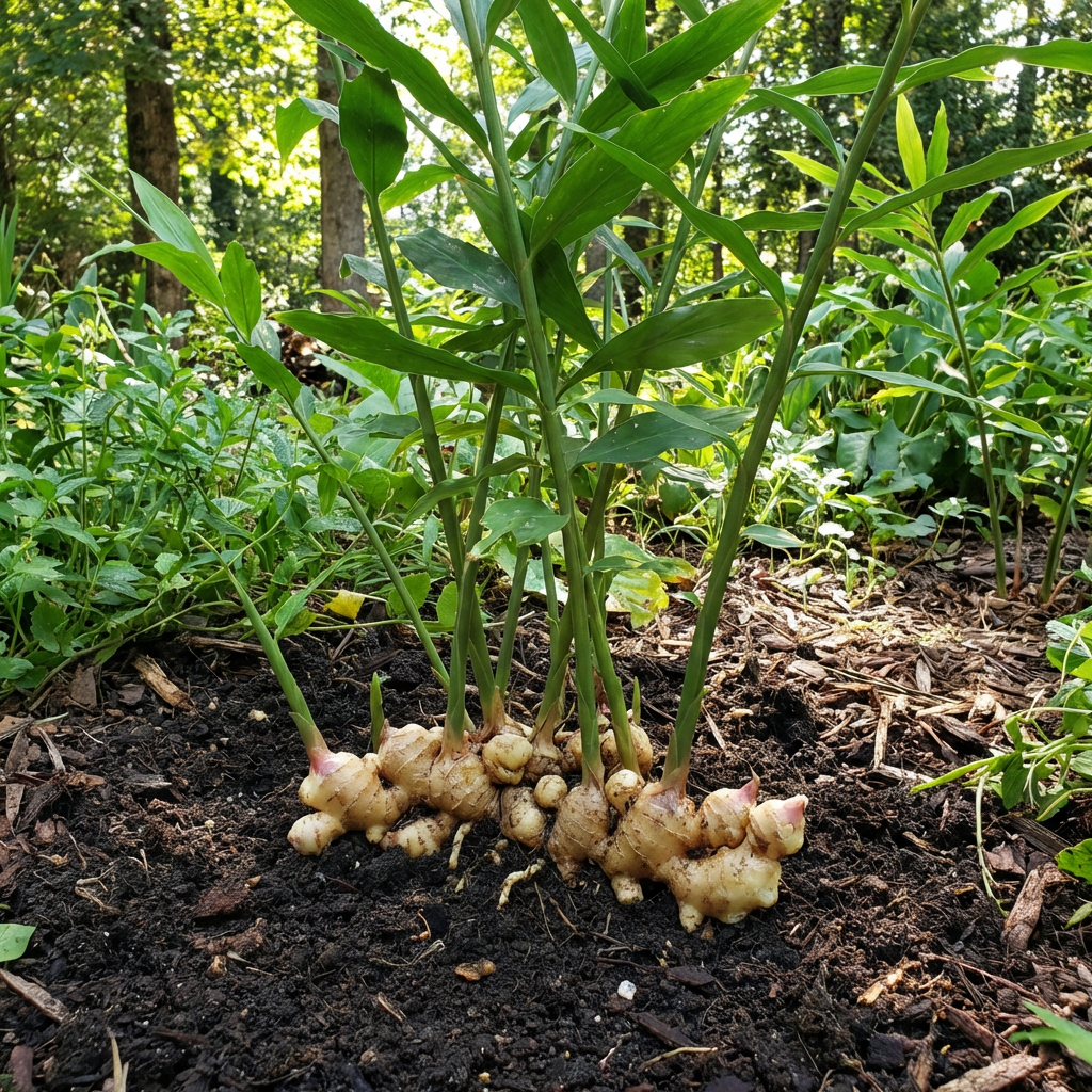 Semillas de rizomas de raíz de jengibre orgánico para plantar – Alta producción, hierba medicinal no modificada genéticamente para jardines culinarios y de bienestar