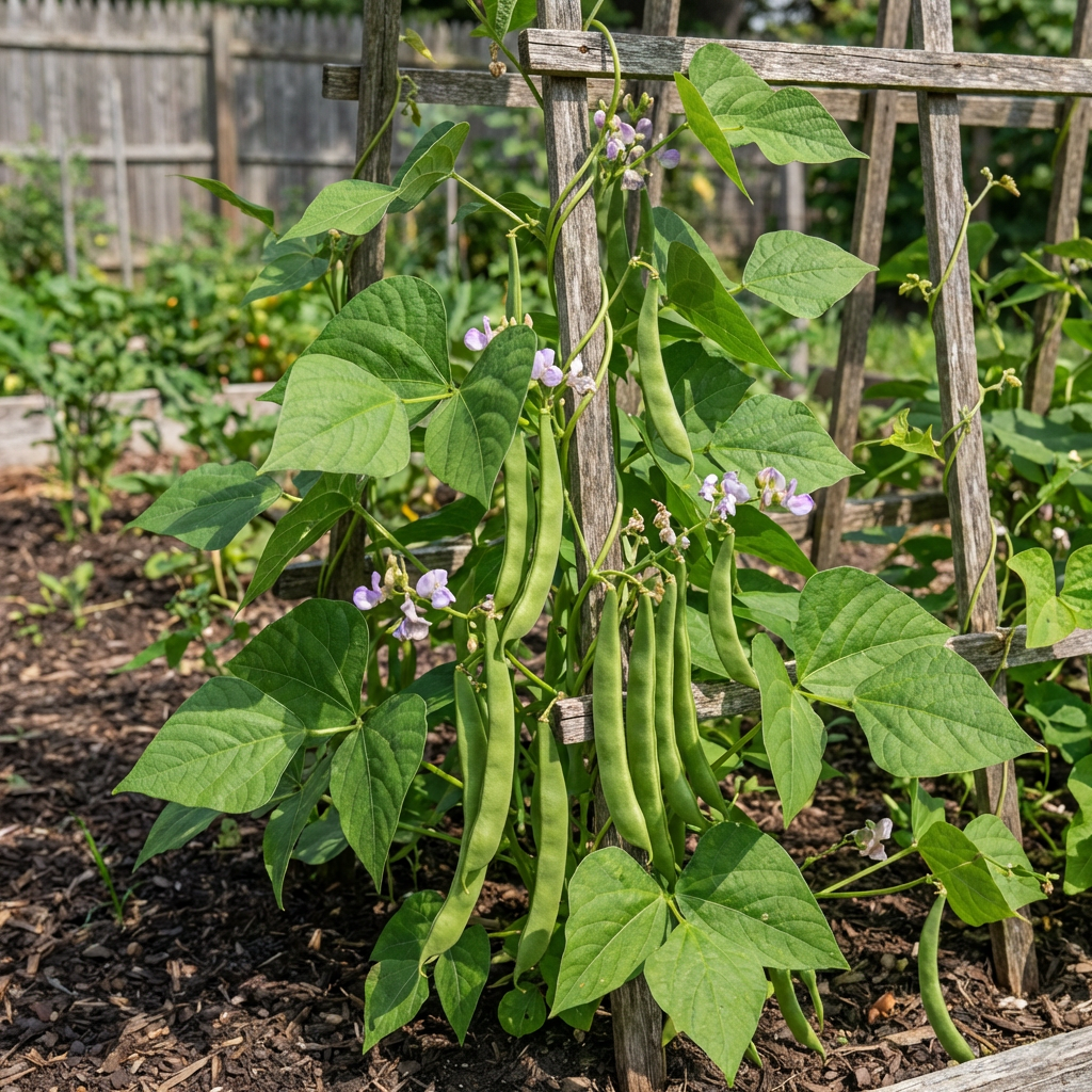 Semi di Fagiolo Rampicante Missouri Wonder (Phaseolus vulgaris) – Varietà Antica di Fagiolo Verde Rampicante