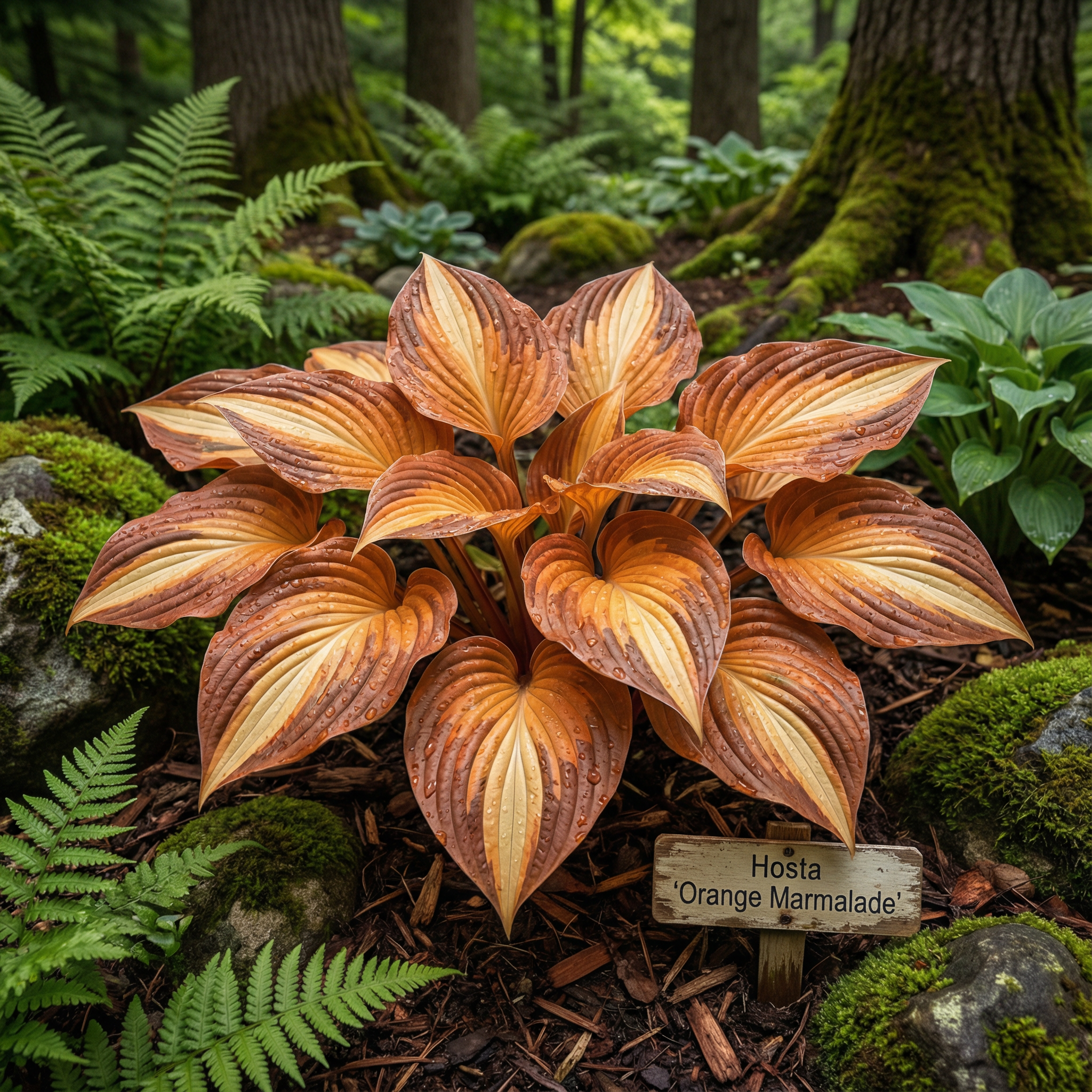 Semillas de Hosta para Plantar – Variedad de Follaje de Hosta spp., Planta Perenne de Sombra, Heredada, No OGM