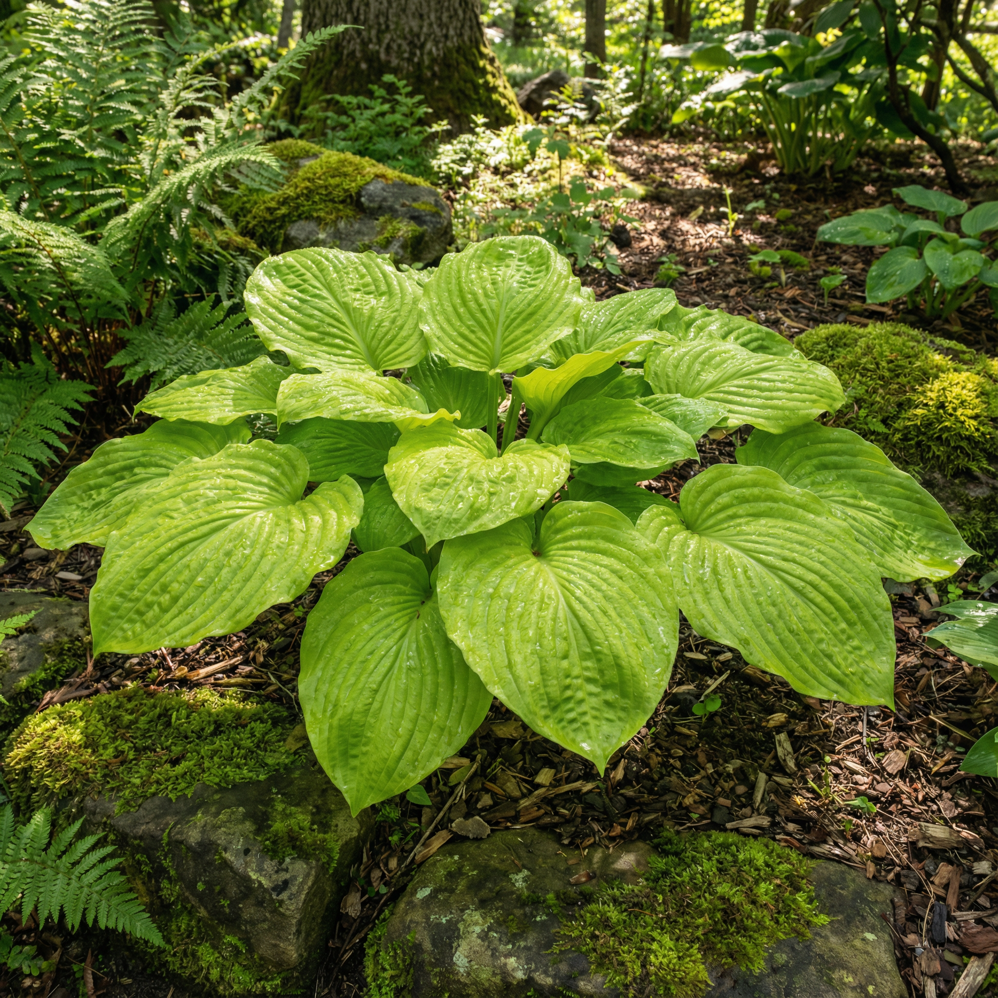 Semillas de Hosta para Plantar – Variedad de Follaje de Hosta spp., Planta Perenne de Sombra, Heredada, No OGM