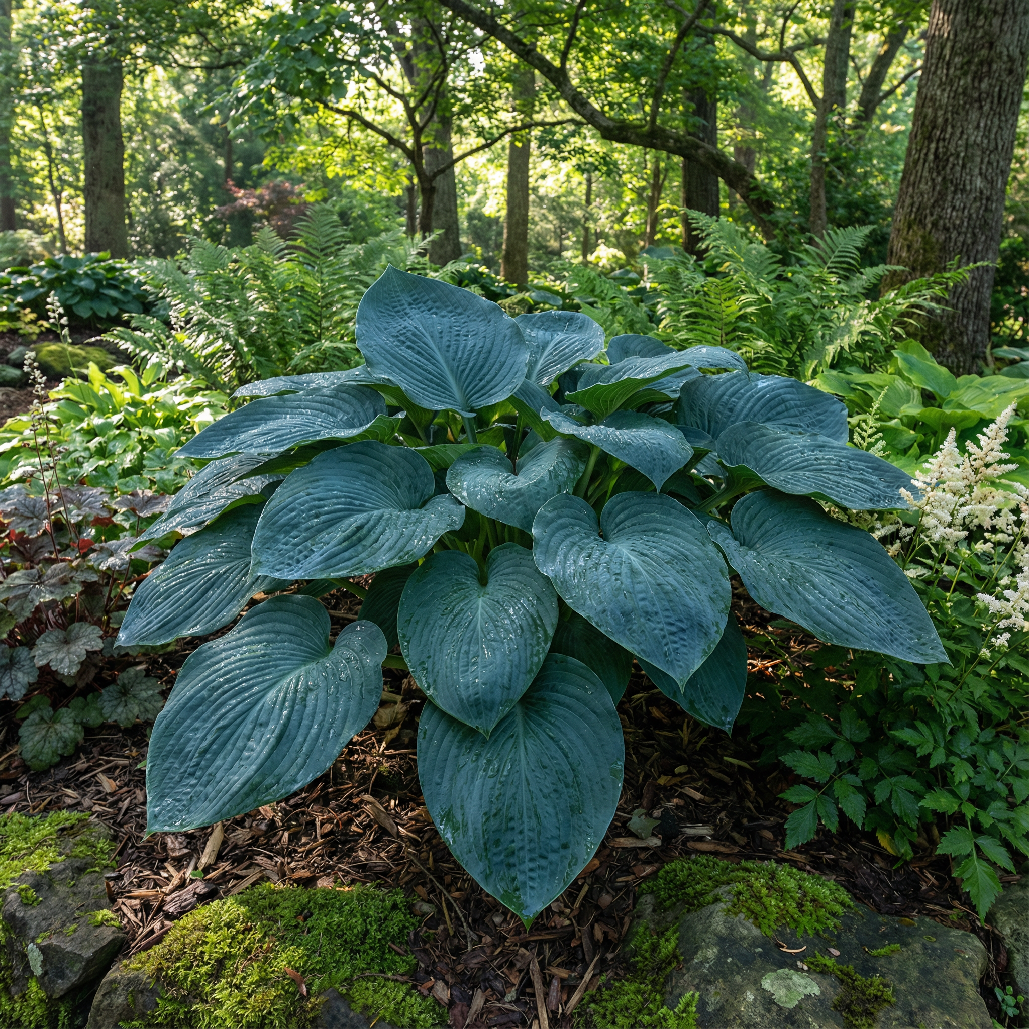 Semillas de Hosta para Plantar – Variedad de Follaje de Hosta spp., Planta Perenne de Sombra, Heredada, No OGM
