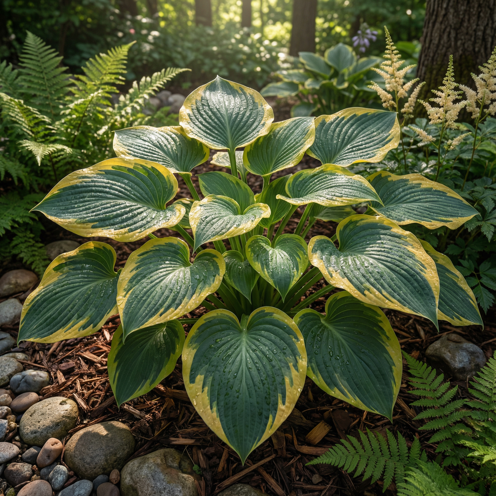 Semillas de Hosta para Plantar – Variedad de Follaje de Hosta spp., Planta Perenne de Sombra, Heredada, No OGM