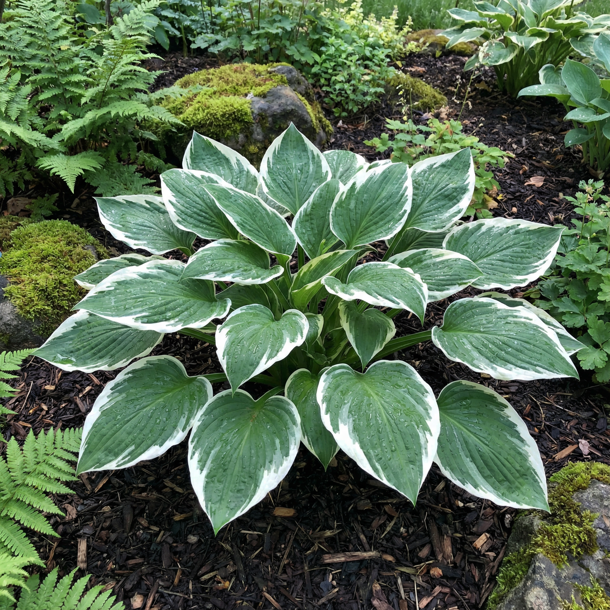 Semillas de Hosta para Plantar – Variedad de Follaje de Hosta spp., Planta Perenne de Sombra, Heredada, No OGM