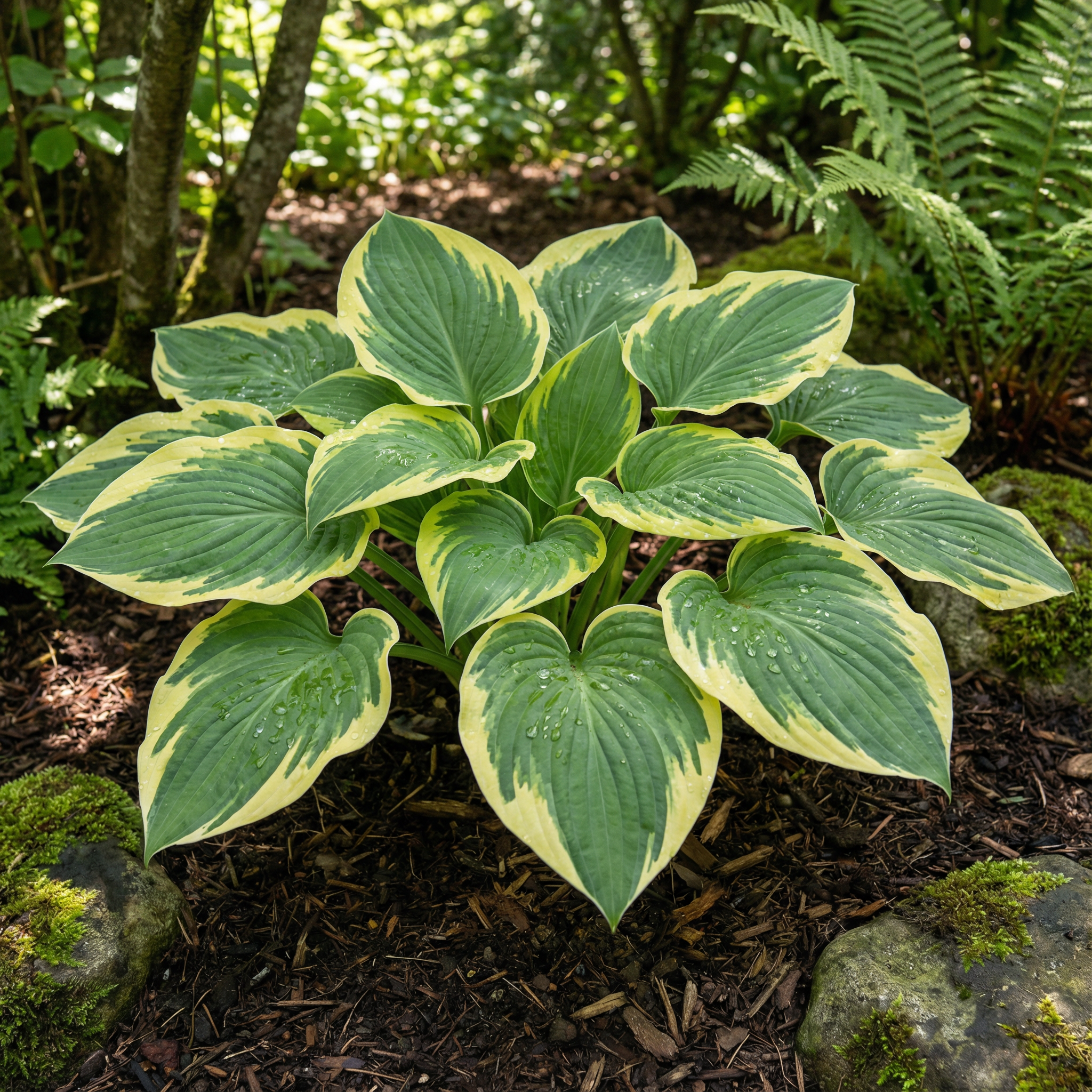 Semillas de Hosta para Plantar – Variedad de Follaje de Hosta spp., Planta Perenne de Sombra, Heredada, No OGM