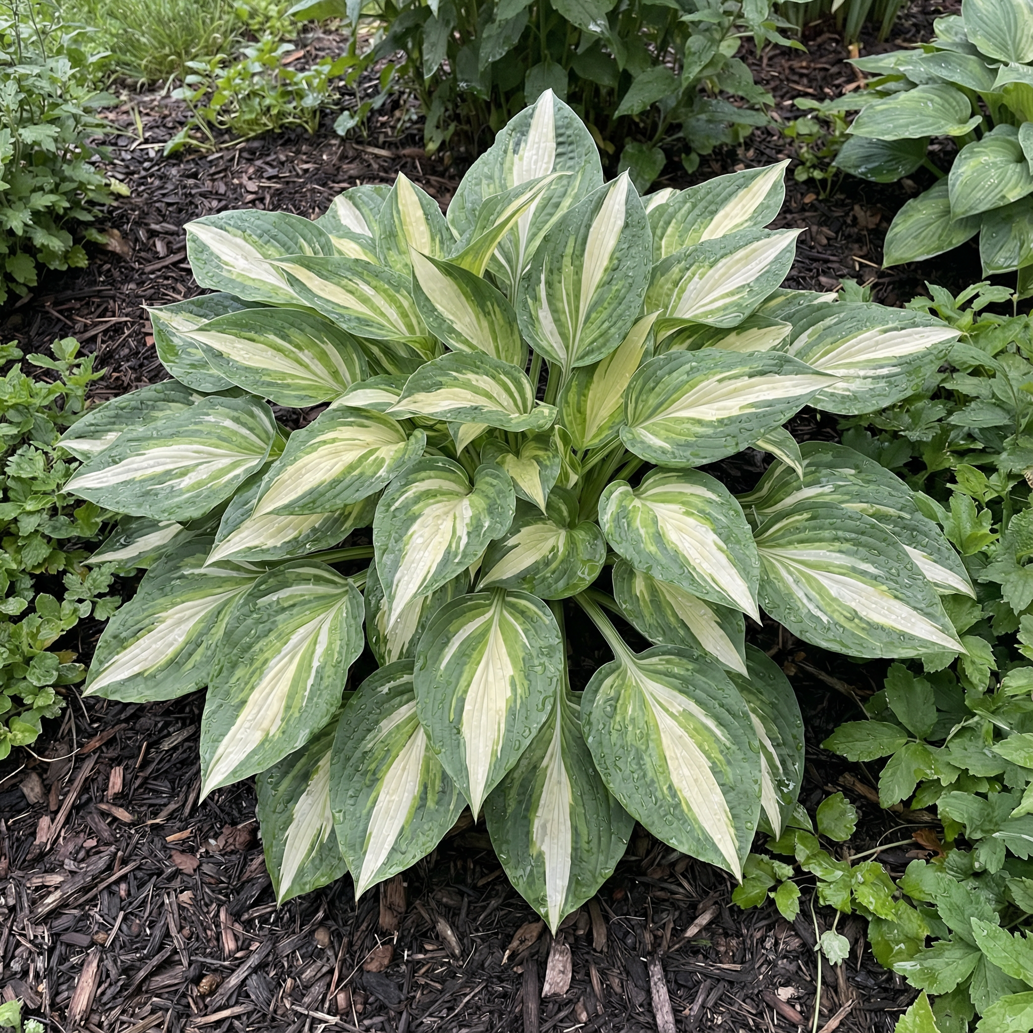 Semillas de Hosta para Plantar – Variedad de Follaje de Hosta spp., Planta Perenne de Sombra, Heredada, No OGM