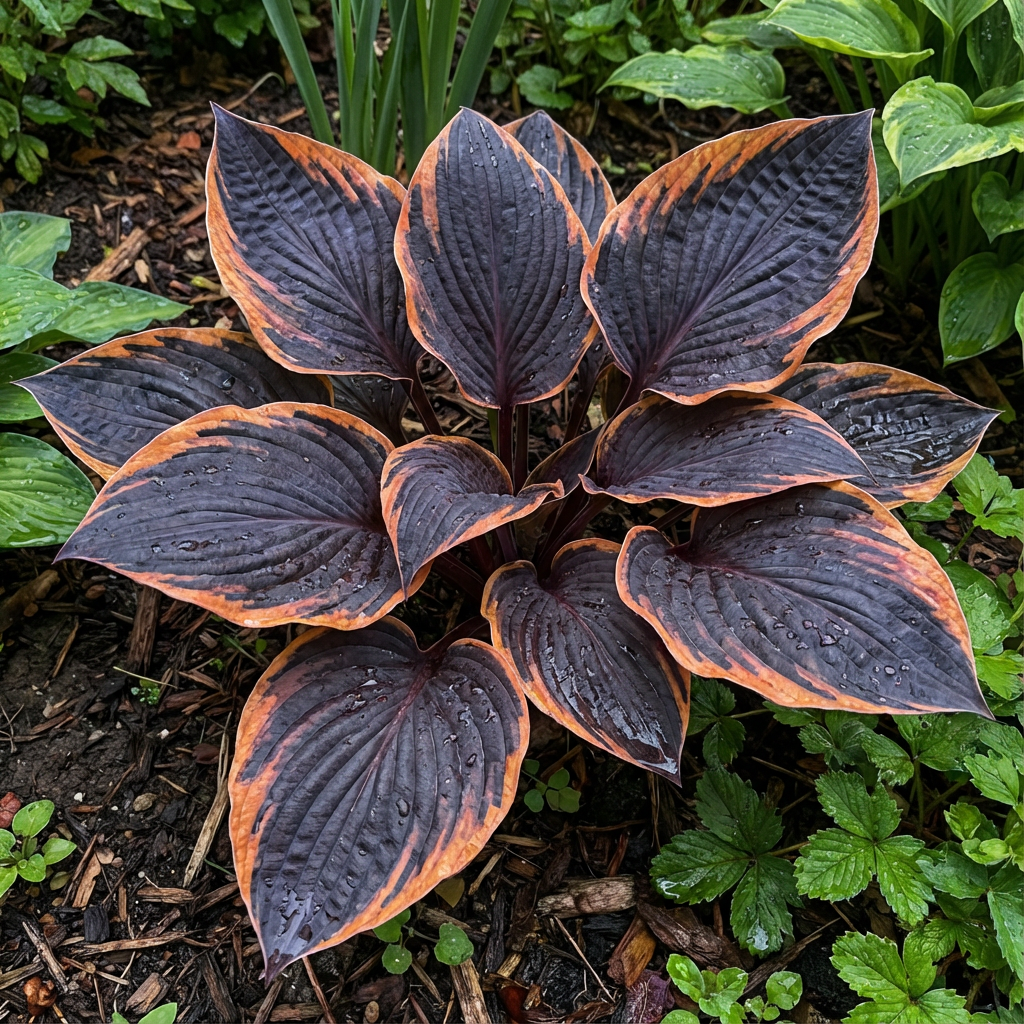 Semillas de Hosta para Plantar – Variedad de Follaje de Hosta spp., Planta Perenne de Sombra, Heredada, No OGM