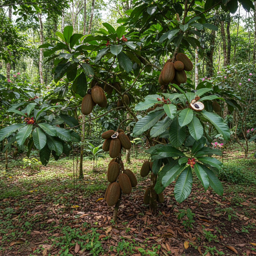 Cupuaçu-Baumsamen (Theobroma grandiflorum) – Seltene tropische Fruchtpflanze für den Anbau im warmen Klima