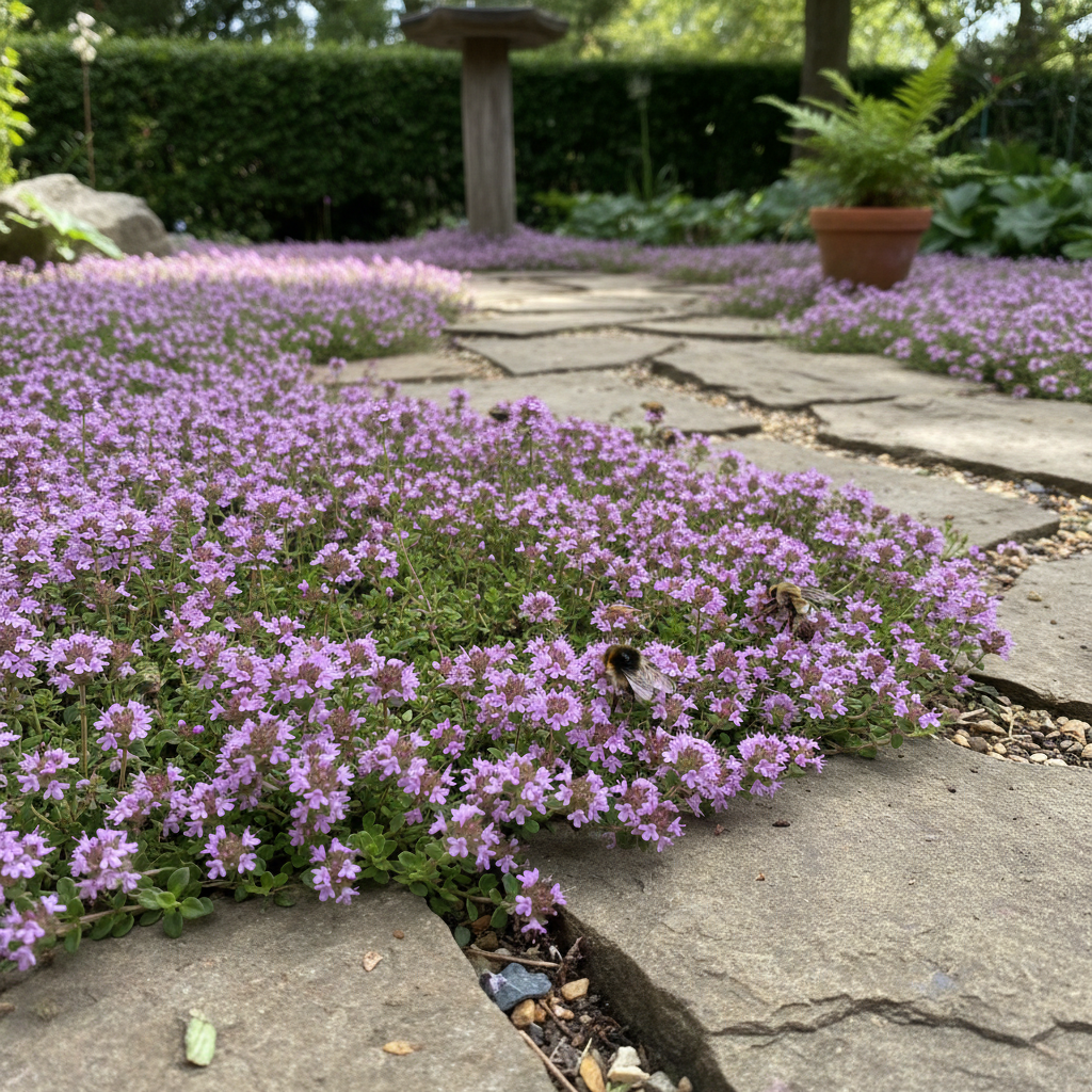 Creeping Thyme Seeds for Planting (Thymus serpyllum) – Fragrant Flowering Ground Cover