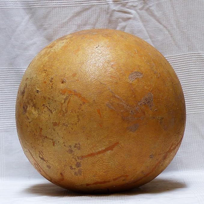 Large Cannonball Gourds Closeup, Decorative and Edible from Seeds