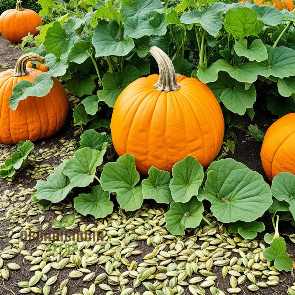 Heirloom Pumpkin Seeds (Cucurbita Pepo) for Home Garden