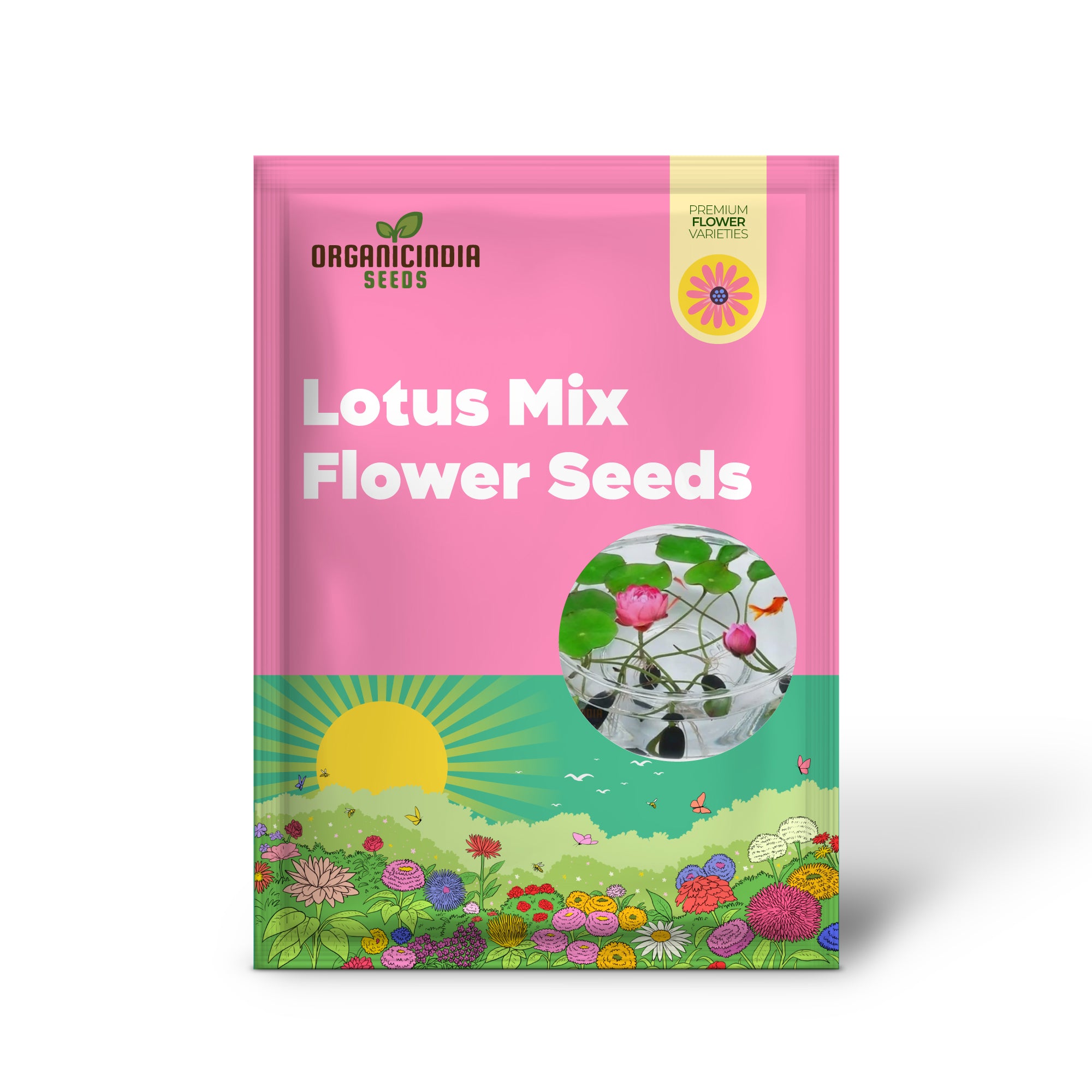 Lotus seeds mixed colors suitable for water gardens