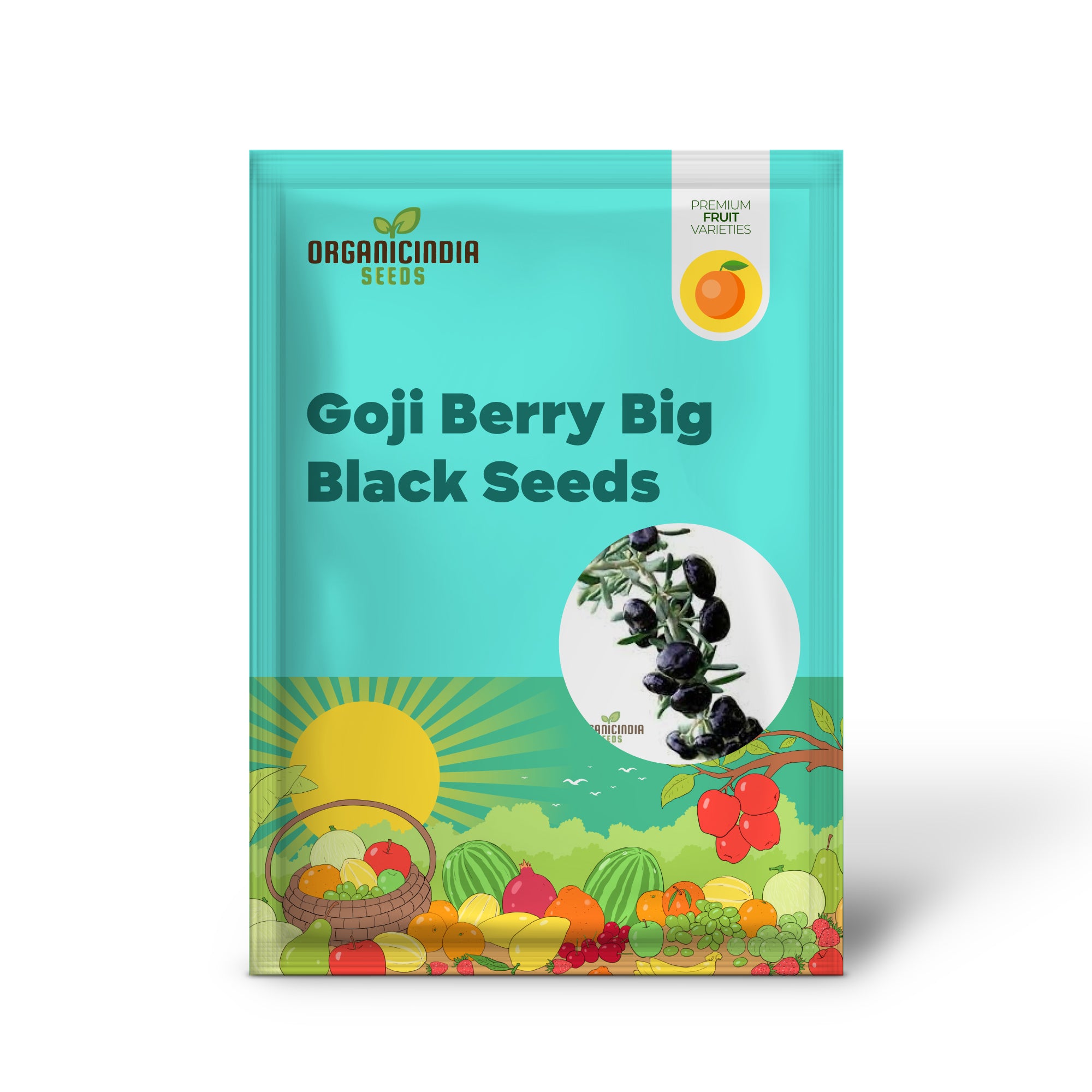 Lycium barbarum Big Black Goji seeds for home gardens