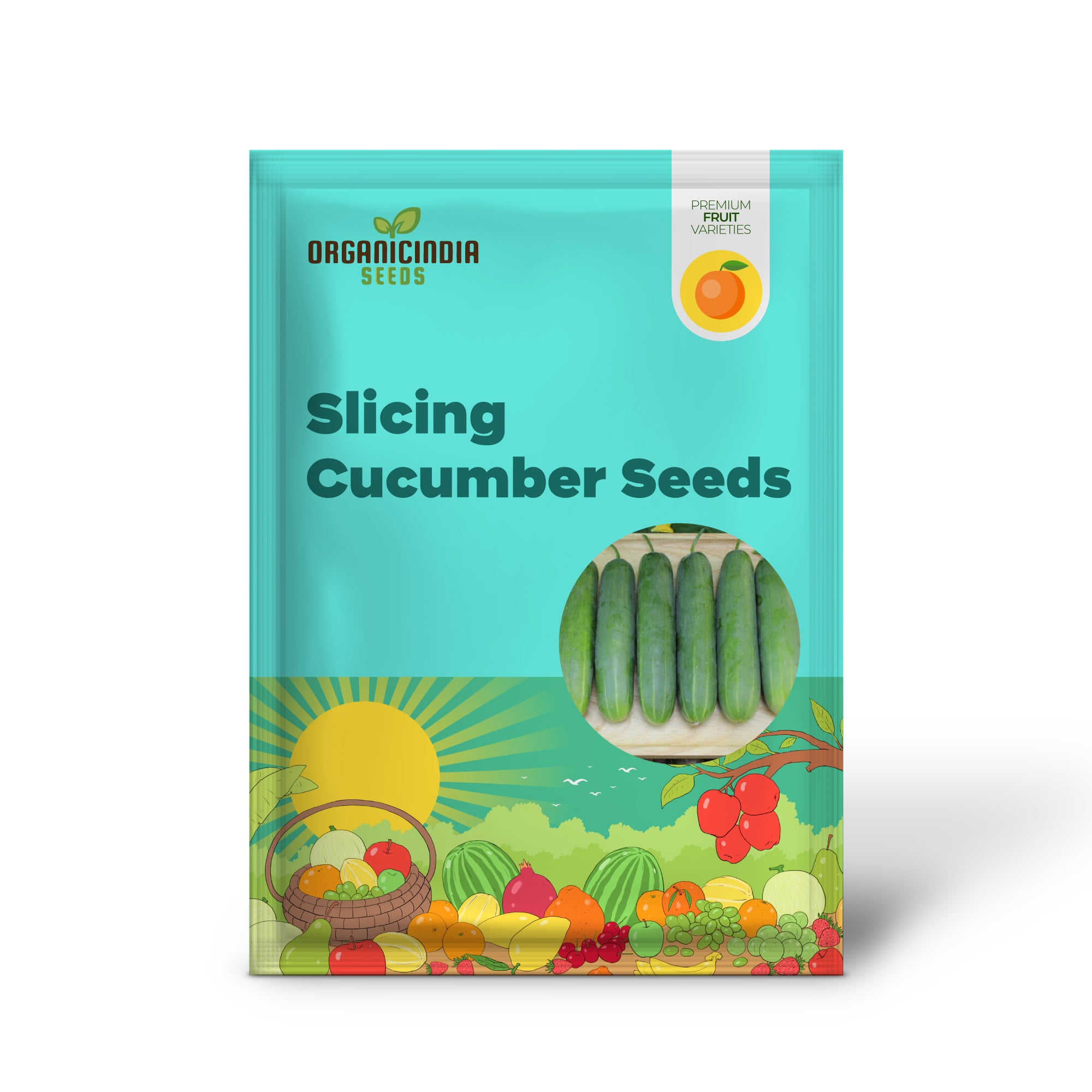 Marketmore 76 cucumber seed packet for gardens