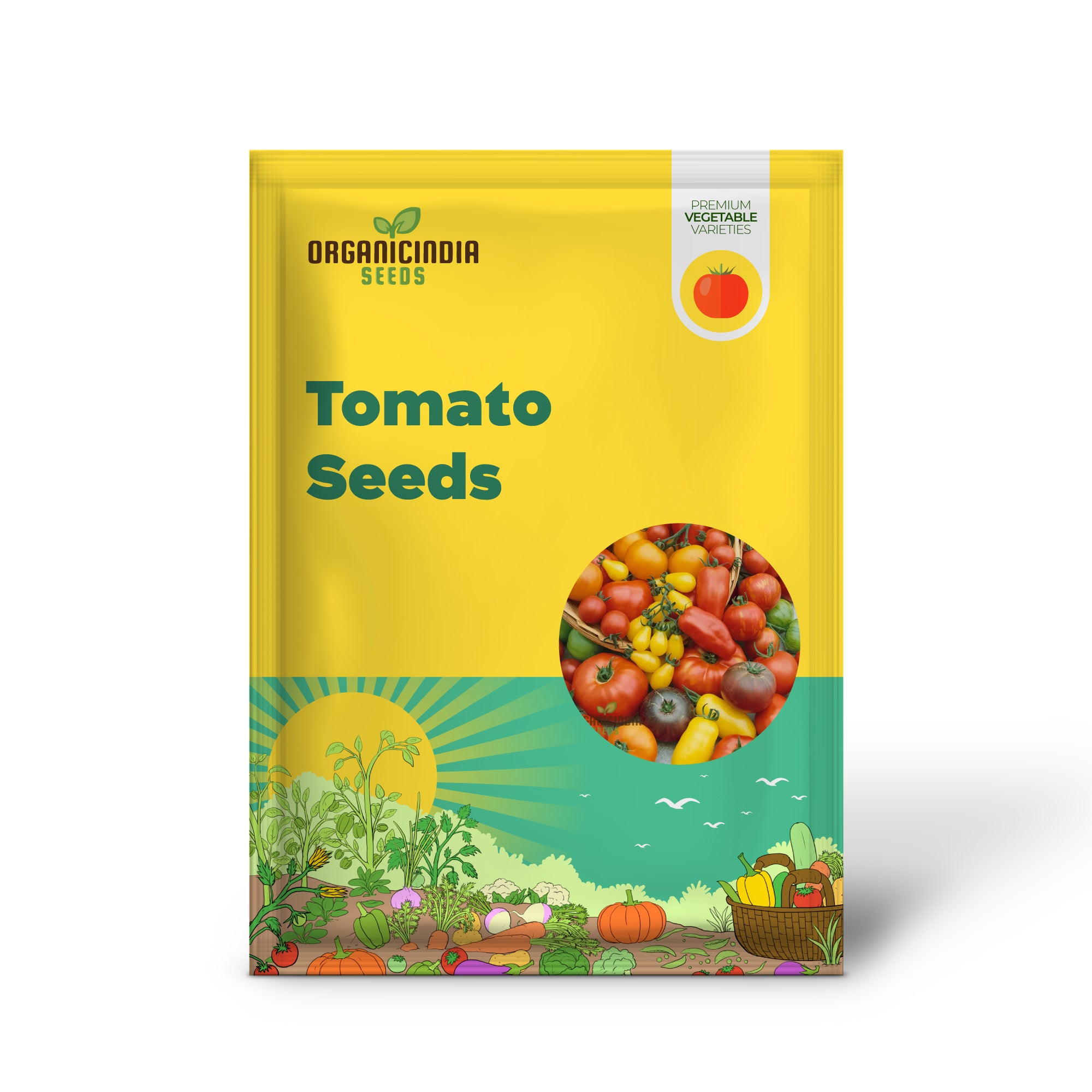 Mixed heirloom tomato seeds variety pack for home gardening