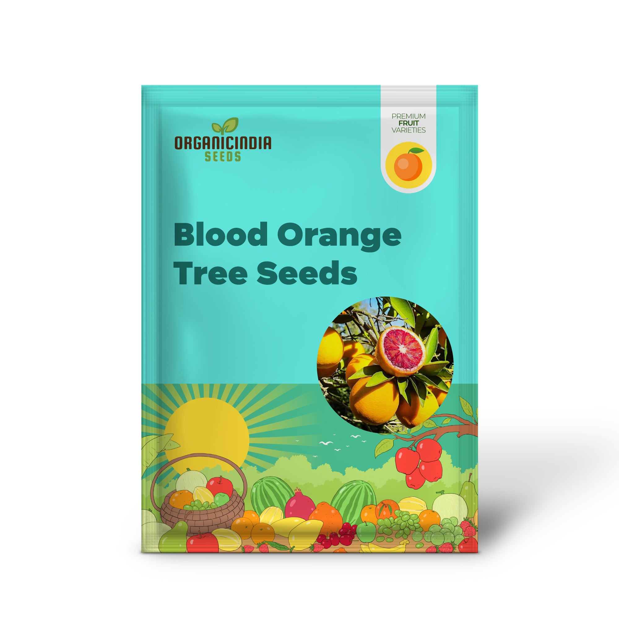 Non-GMO Blood Orange seeds for growing vitamin C-rich fruits