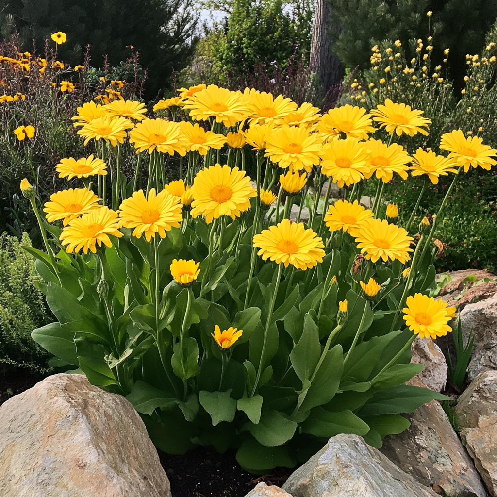 Non-GMO Golden Yellow Bloom Seeds for Planting