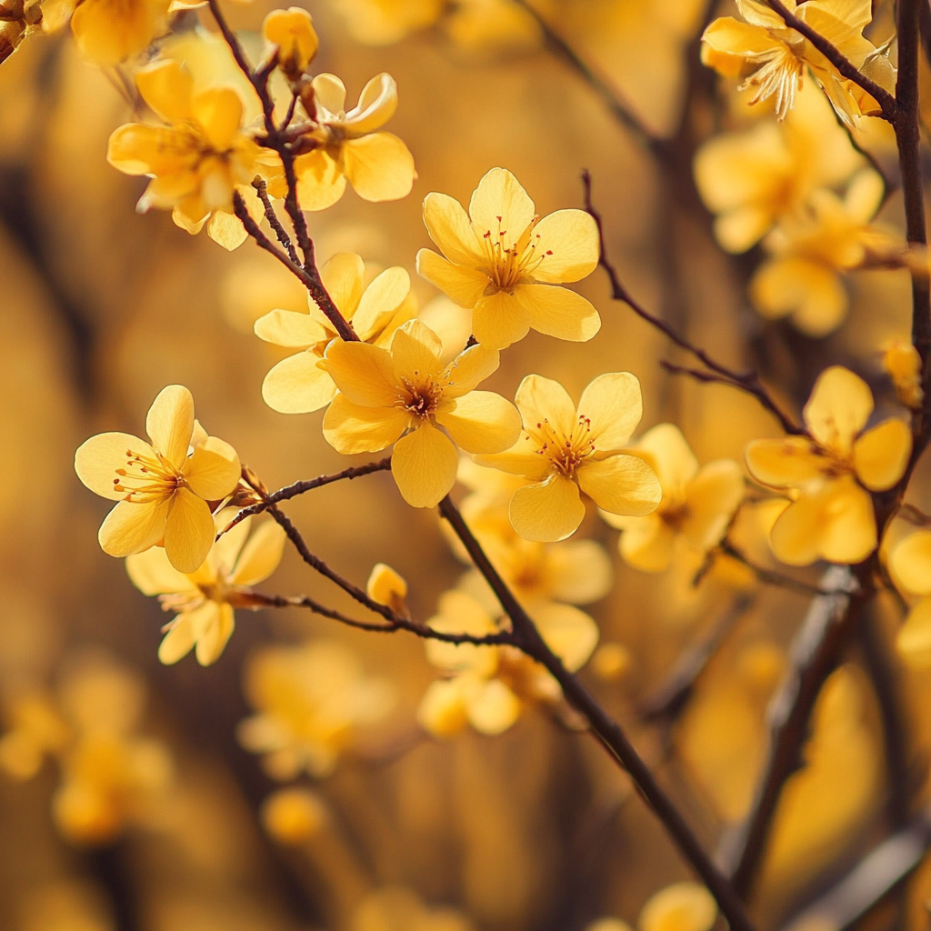 Non-GMO Golden Yellow Flower Seeds for Outdoor Planting