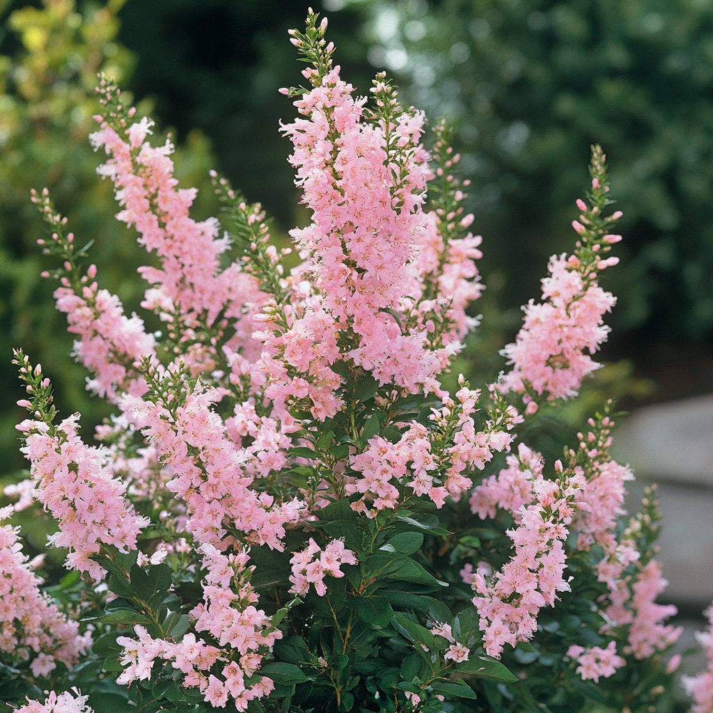 Non-GMO Pink Flowering Shrub Seeds for Outdoor Planting