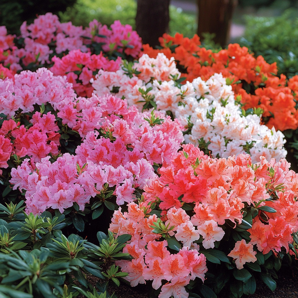 Non-GMO Reblooming Azalea Seeds for Outdoor Planting