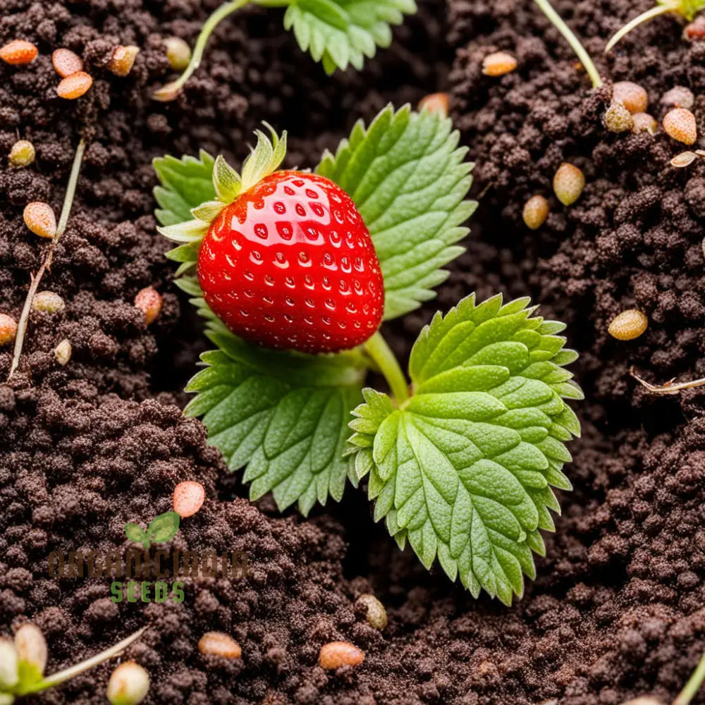 Non-GMO Hokowase Strawberry Seeds for Containers and Garden