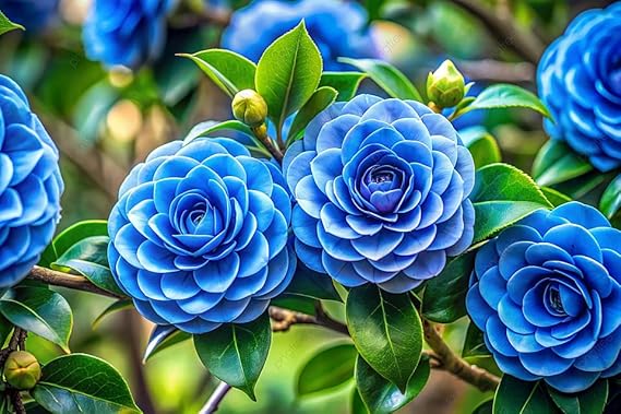 Ornamental Camellia seeds elegant layered blooms