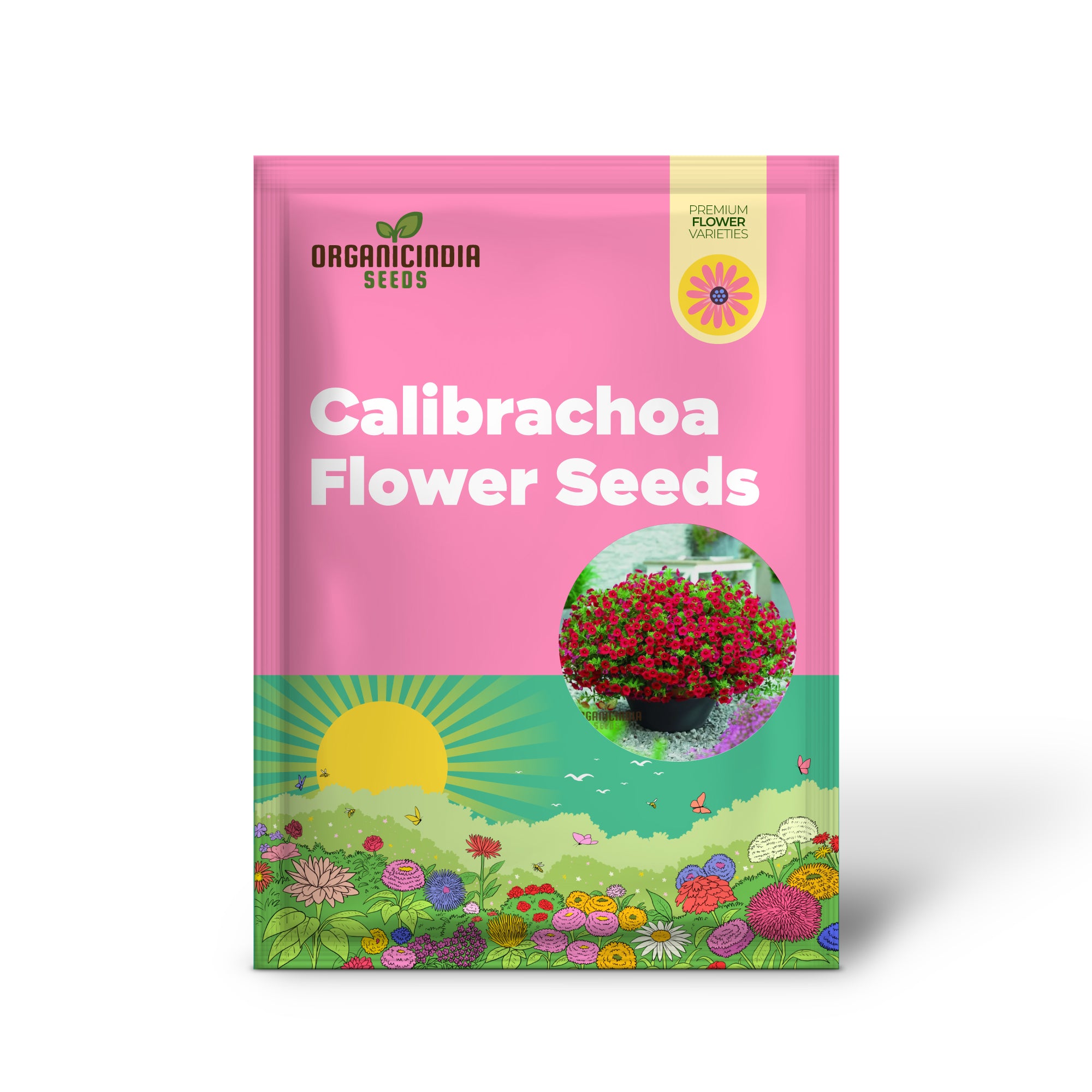 Radiant Red Calibrachoa flower seeds for planting