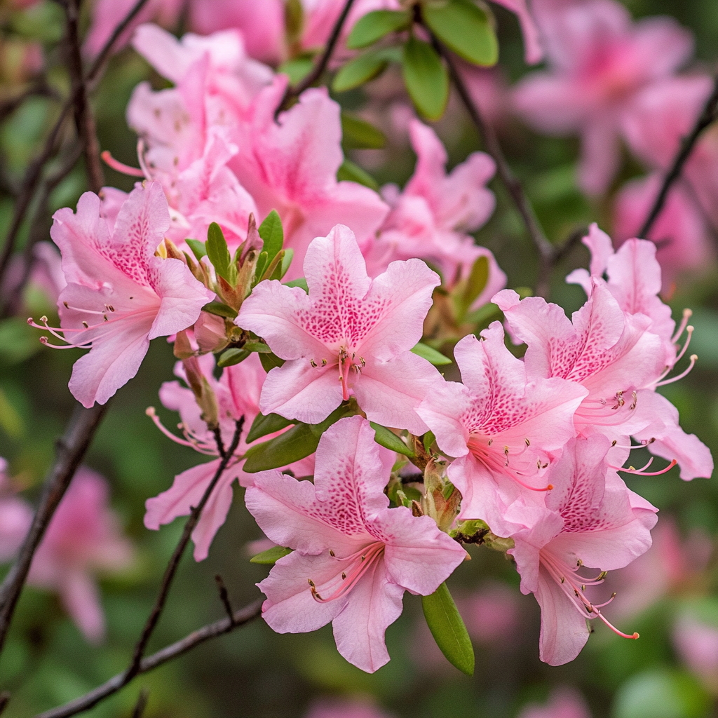 Deciduous Azalea with Large, Showy Spring Flowers