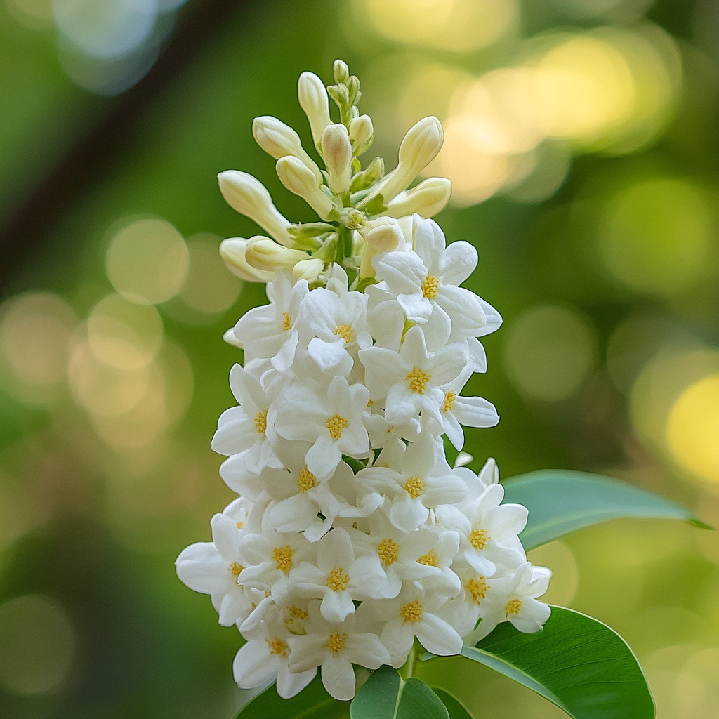 Elegant White Flowers with a Hardy, Evergreen Form