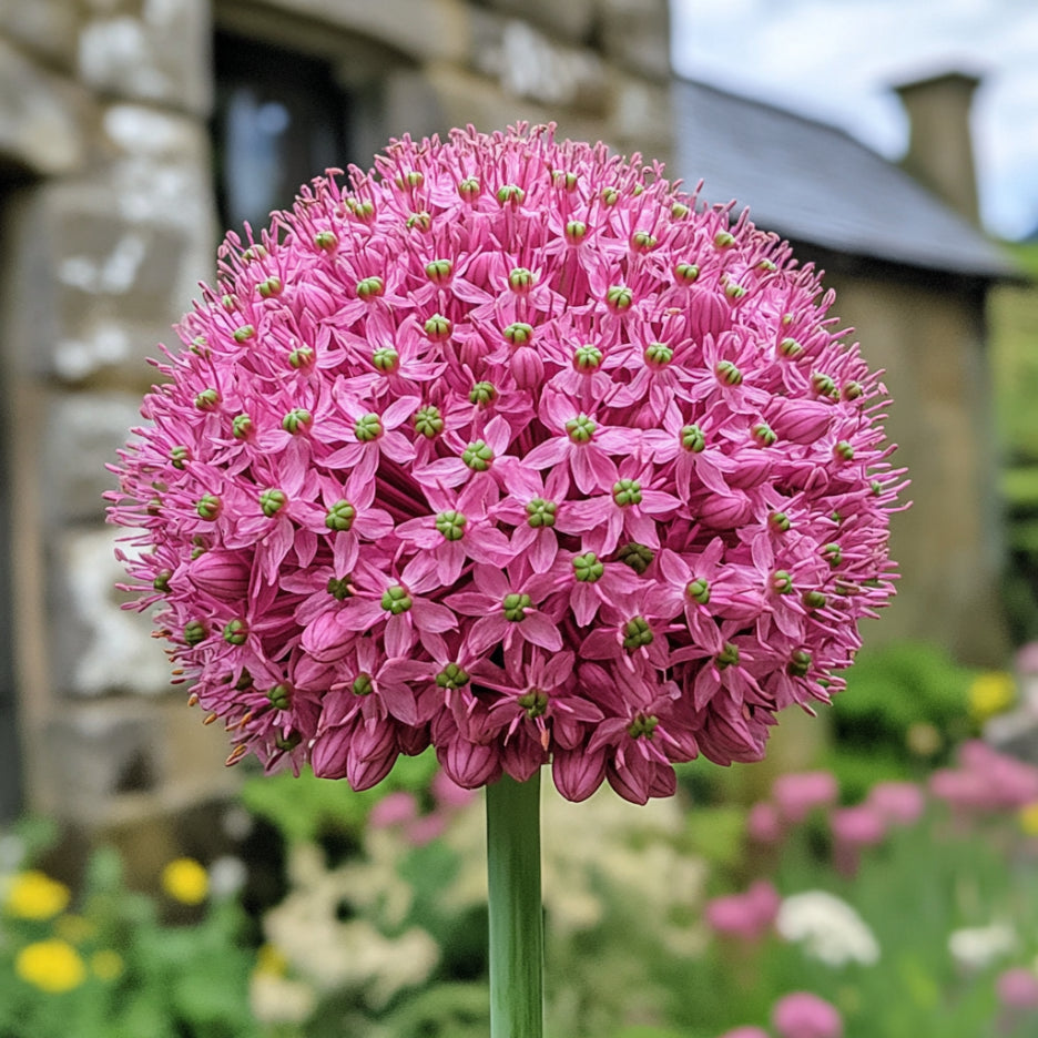 Pink Allium Giganteum Seeds, Rare Soft Pink & Rose-Colored Blooms