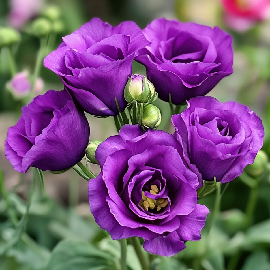 Lisianthus Rosita 2 Purple Seeds, Rich Purple Blooms for Elegant Gardens & Bouquets