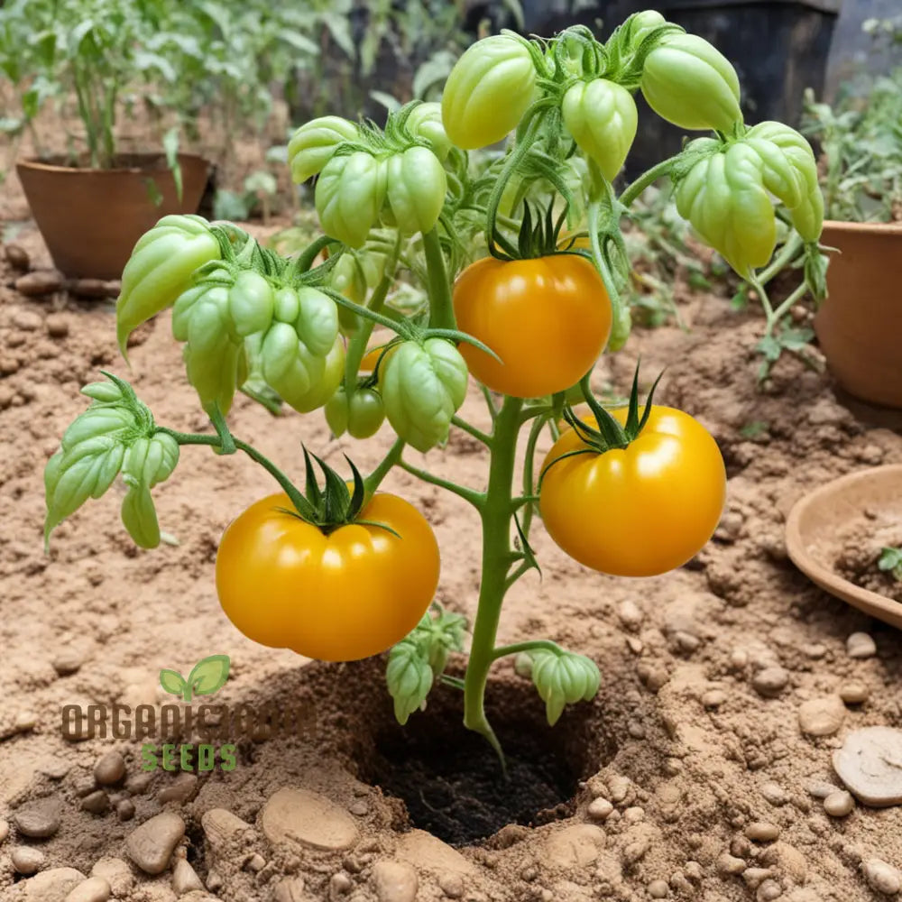 Closeup of Snow Wonder Tomato Fruits, Crisp and Fresh