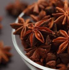 Star Anise Plant Showing Star Shaped Pods