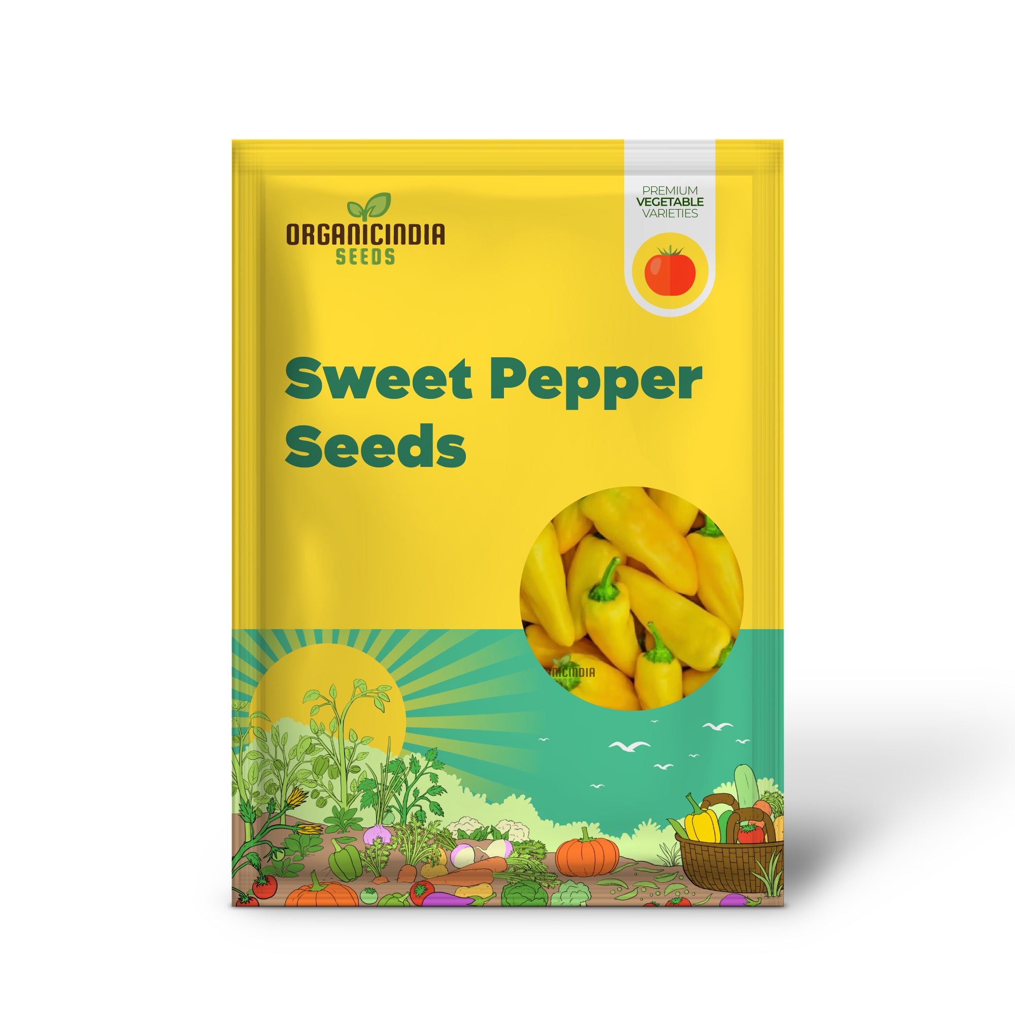 Lemon Dream Sweet Pepper Seedling, Easy-to-Grow Vegetable Plant