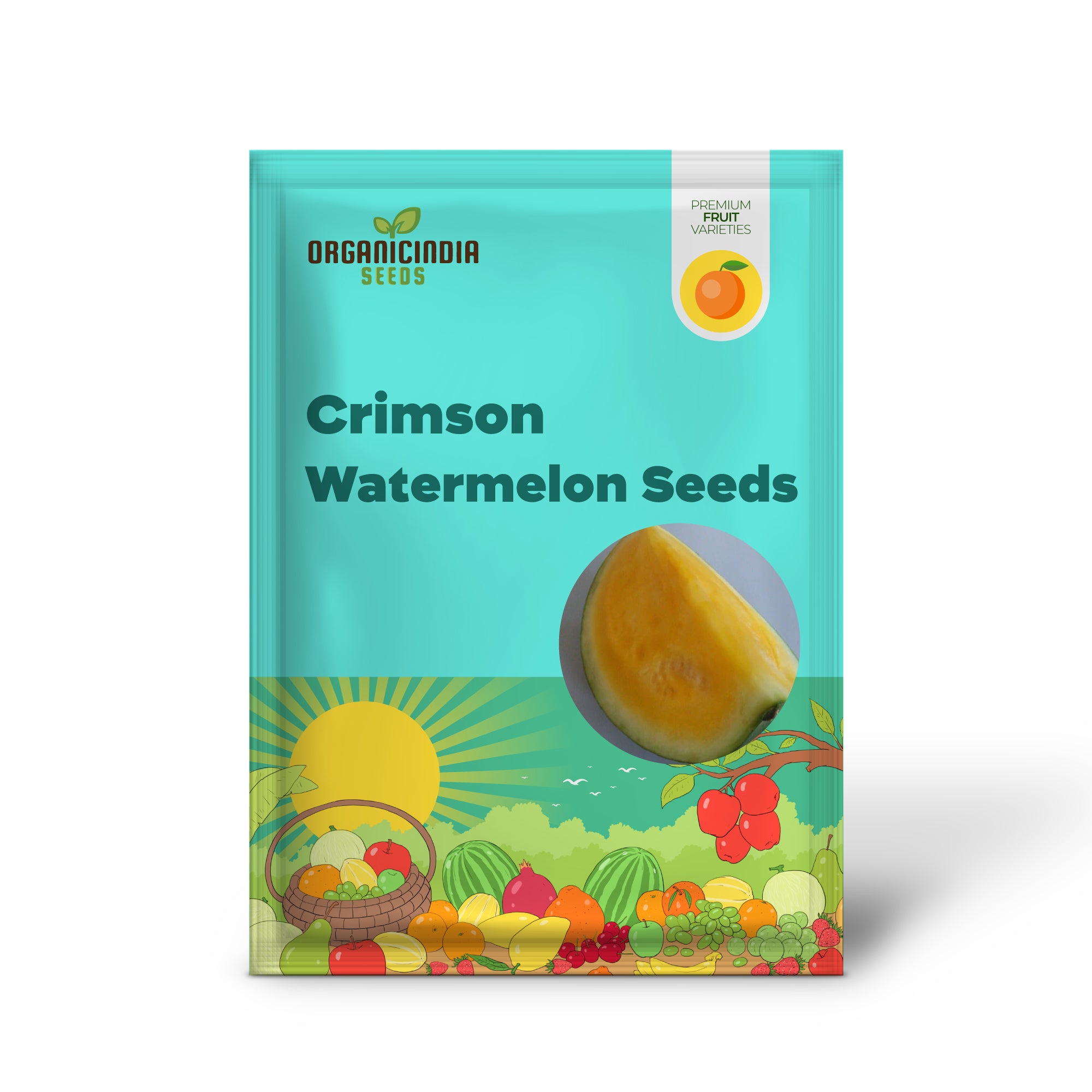 Sweet Yellow Crimson Watermelon seeds for gardens