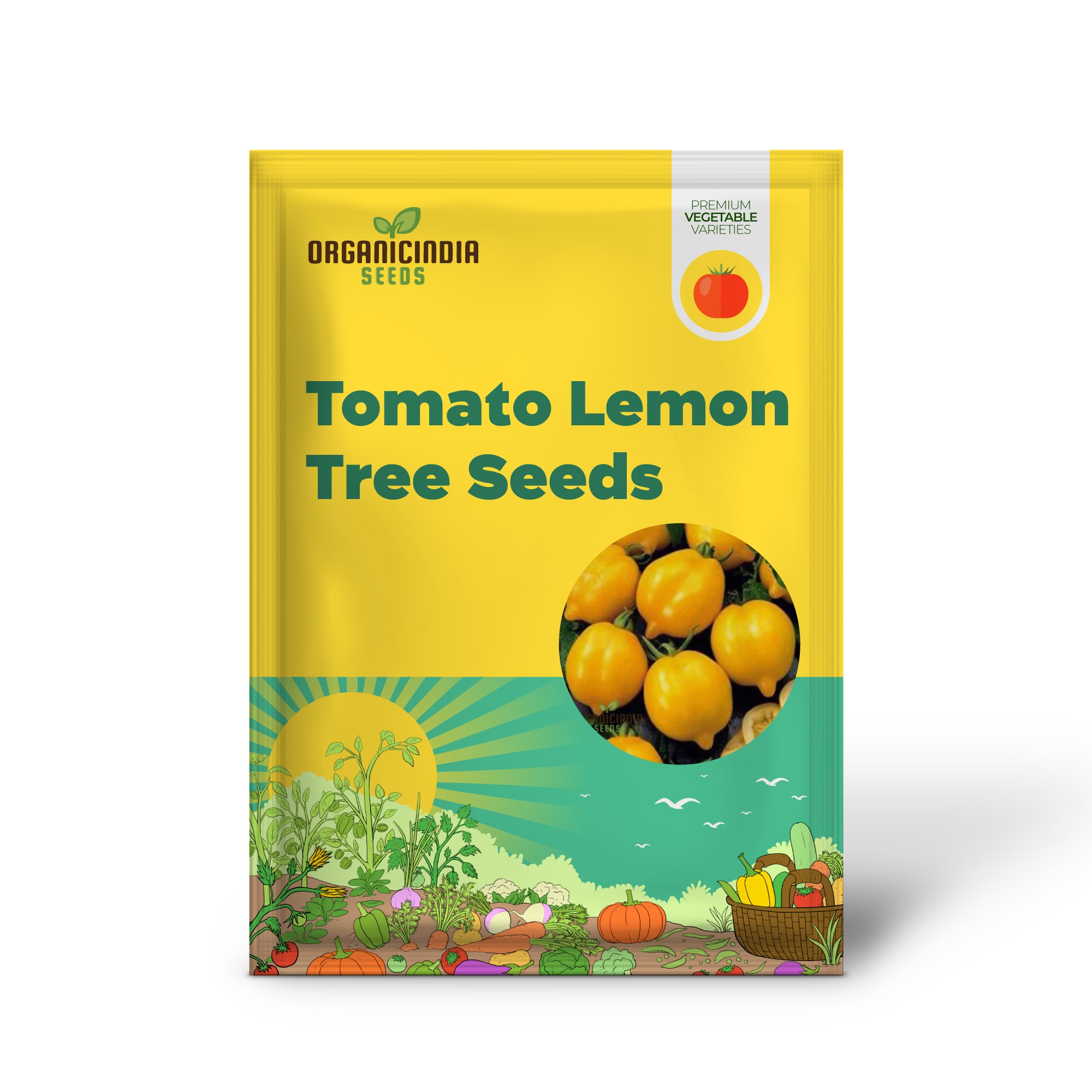 Lemon Tree Tomato Seedling, Easy-to-Grow Heirloom Tomato Seeds