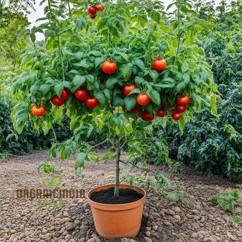 Healthy Tomato Plant from Amelia Organic Seeds, Sustainable Gardening