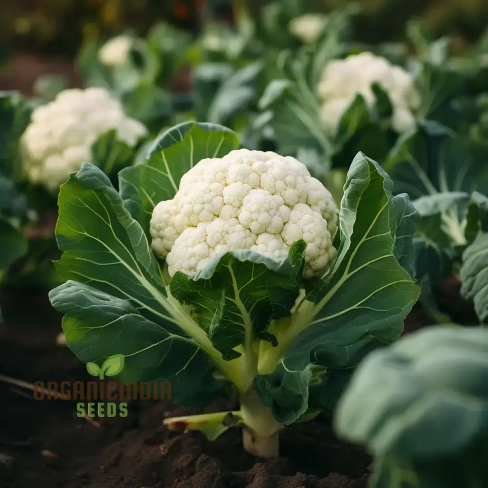 Organic White Cauliflower Seeds for Planting, High-Yield Home Garden Vegetable Seeds