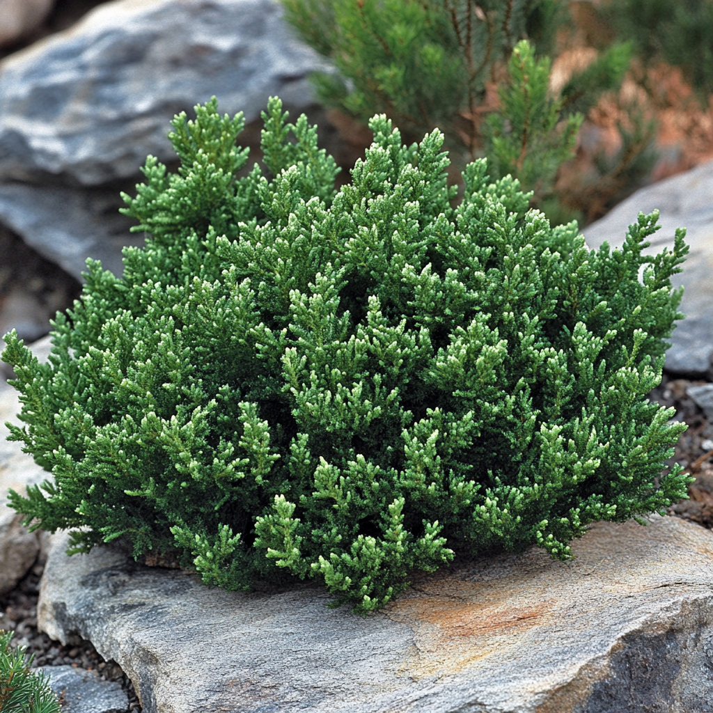 Dwarf Evergreen with Year Round Green Foliage